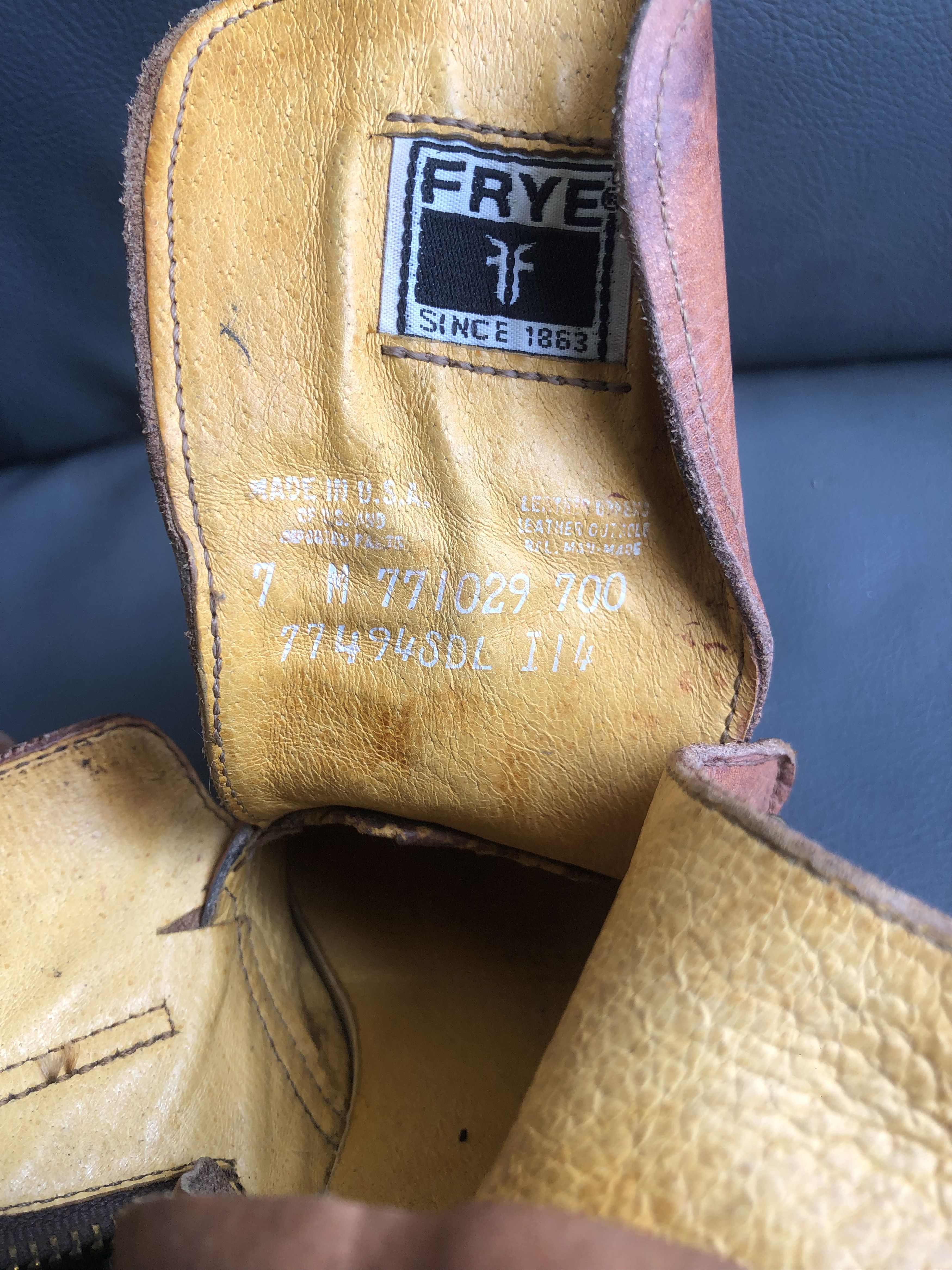 Frye Frye Brown Leather Women’s Boots Size 7 US Made in USA Size US 7 / IT 37 - 7 Thumbnail