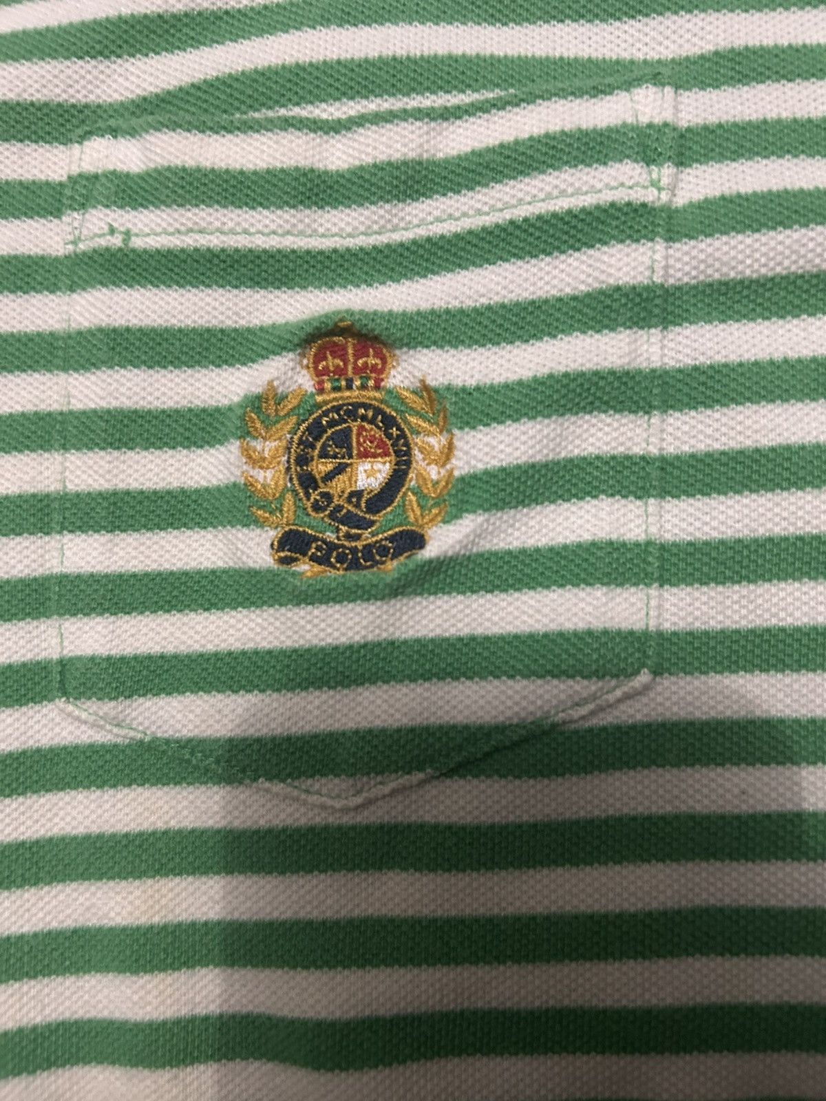 Japanese Brand × Polo Ralph Lauren × Vintage VINTAGE Polo Ralph Lauren Crest Logo Polo Size US L / EU 52-54 / 3 - 3 Thumbnail