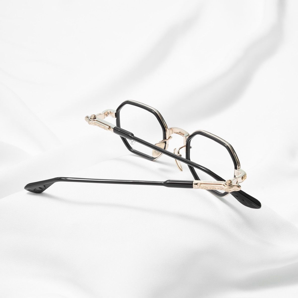 Chrome Hearts CHROME HEARTS TATTERS CLASSIC BROWN - GOLD PLATED GLASSES Size ONE SIZE - 7 Thumbnail