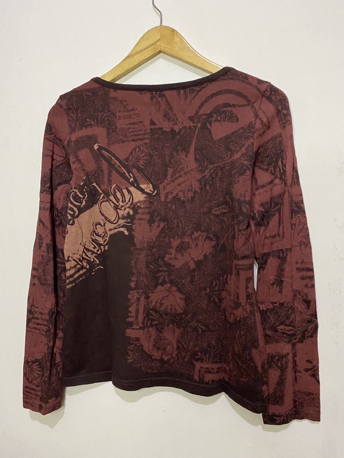 If Six Was Nine × Japanese Brand × Le Grande Bleu (L.G.B.) Vintage All Over Print Art Loong Sleeve Japanese Style Size L / US 10 / IT 46 - 5 Thumbnail
