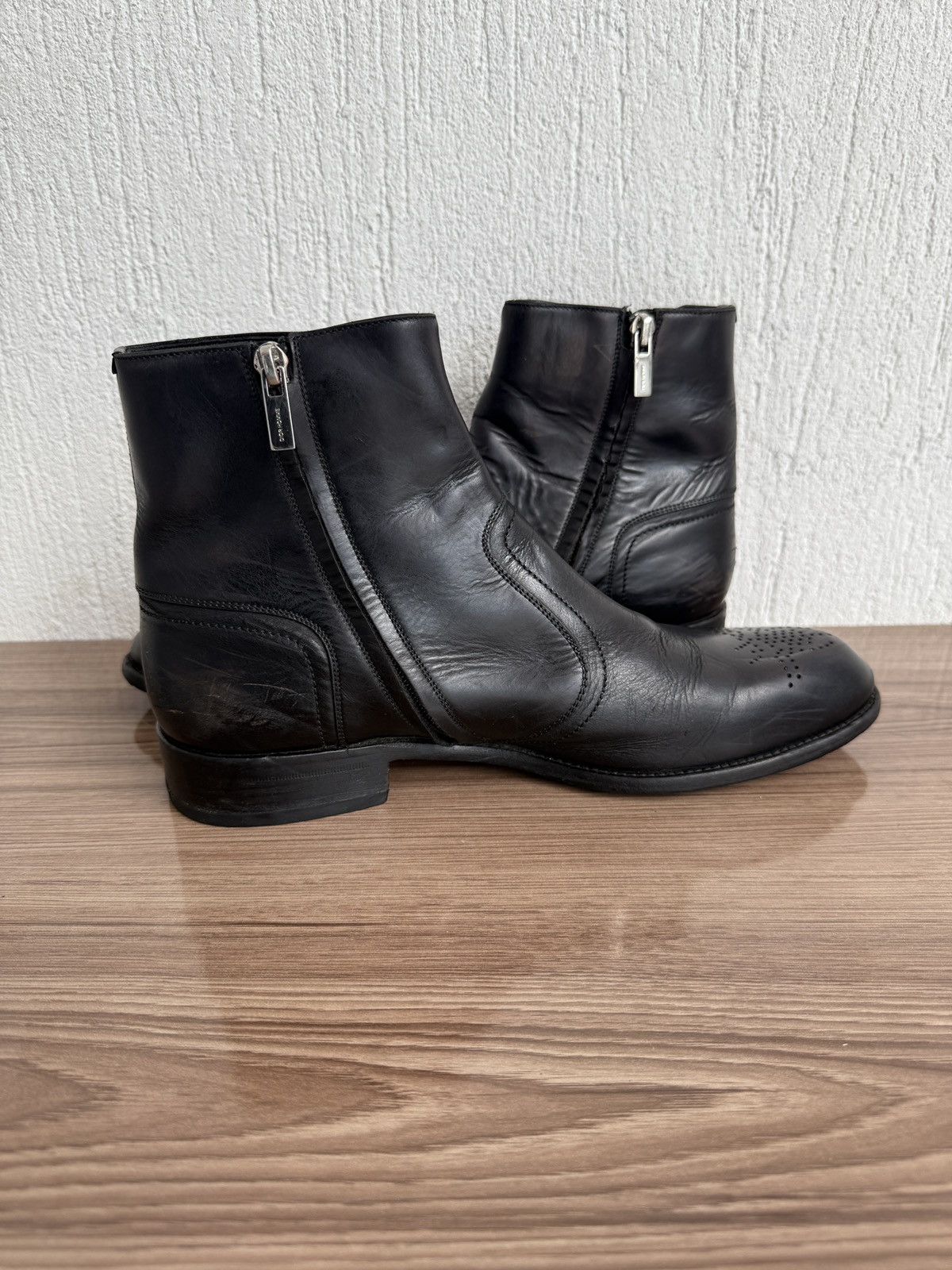 Dior Dior homme zipper ankle boots by kris van assche Size US 8.5 / EU 41-42 - 16 Thumbnail