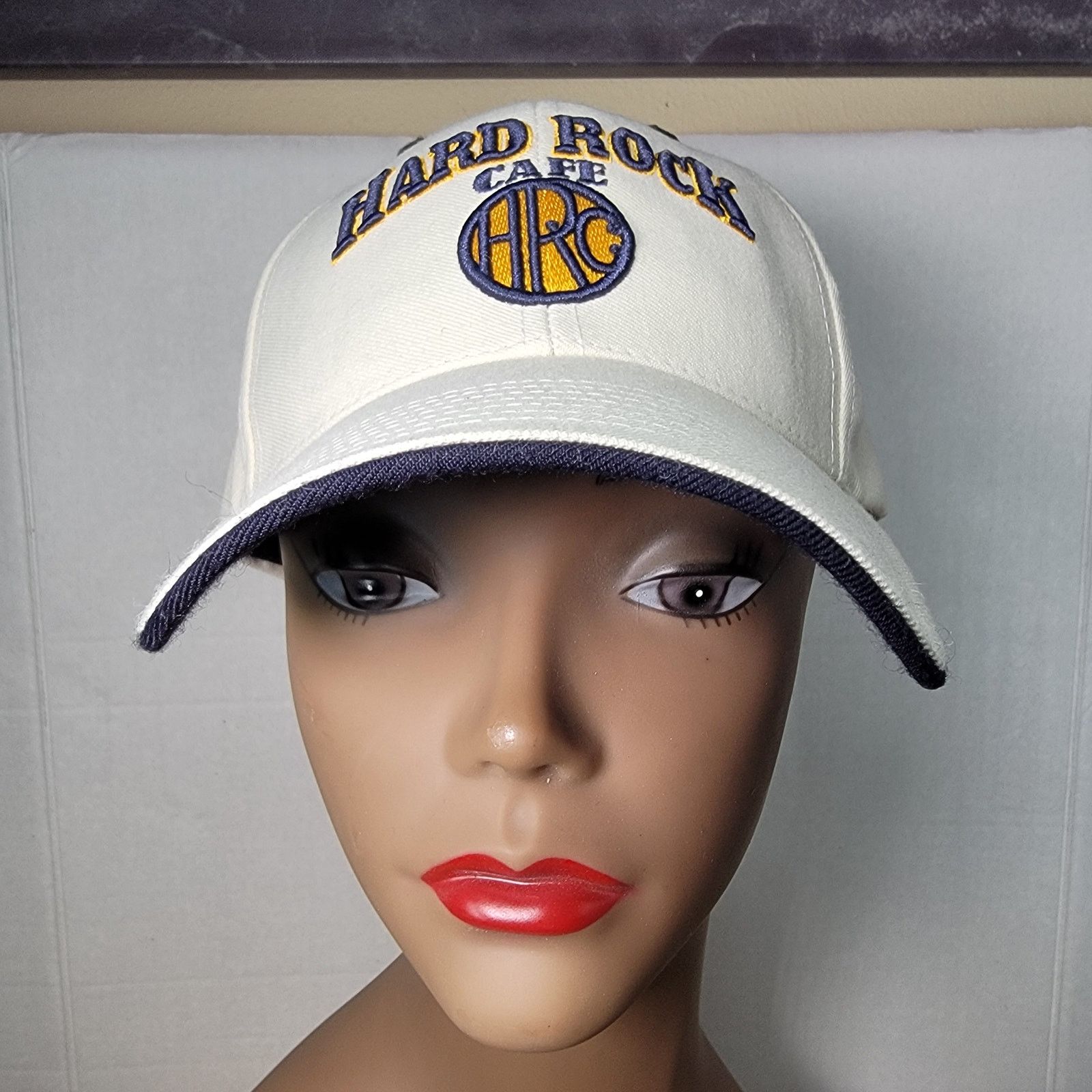 Hard Rock Cafe Hard Rock Cafe Austin(TX) Beige Adjustable Ball Cap 30% WOOL Size ONE SIZE - 2 Thumbnail