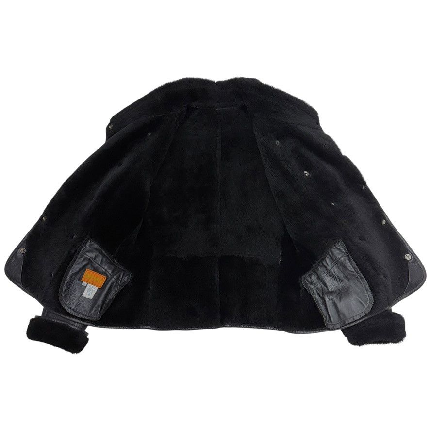 Kenzo Kenzo Black Shearling Leather Jacket Size M / US 6-8 / IT 42-44 - 10 Thumbnail