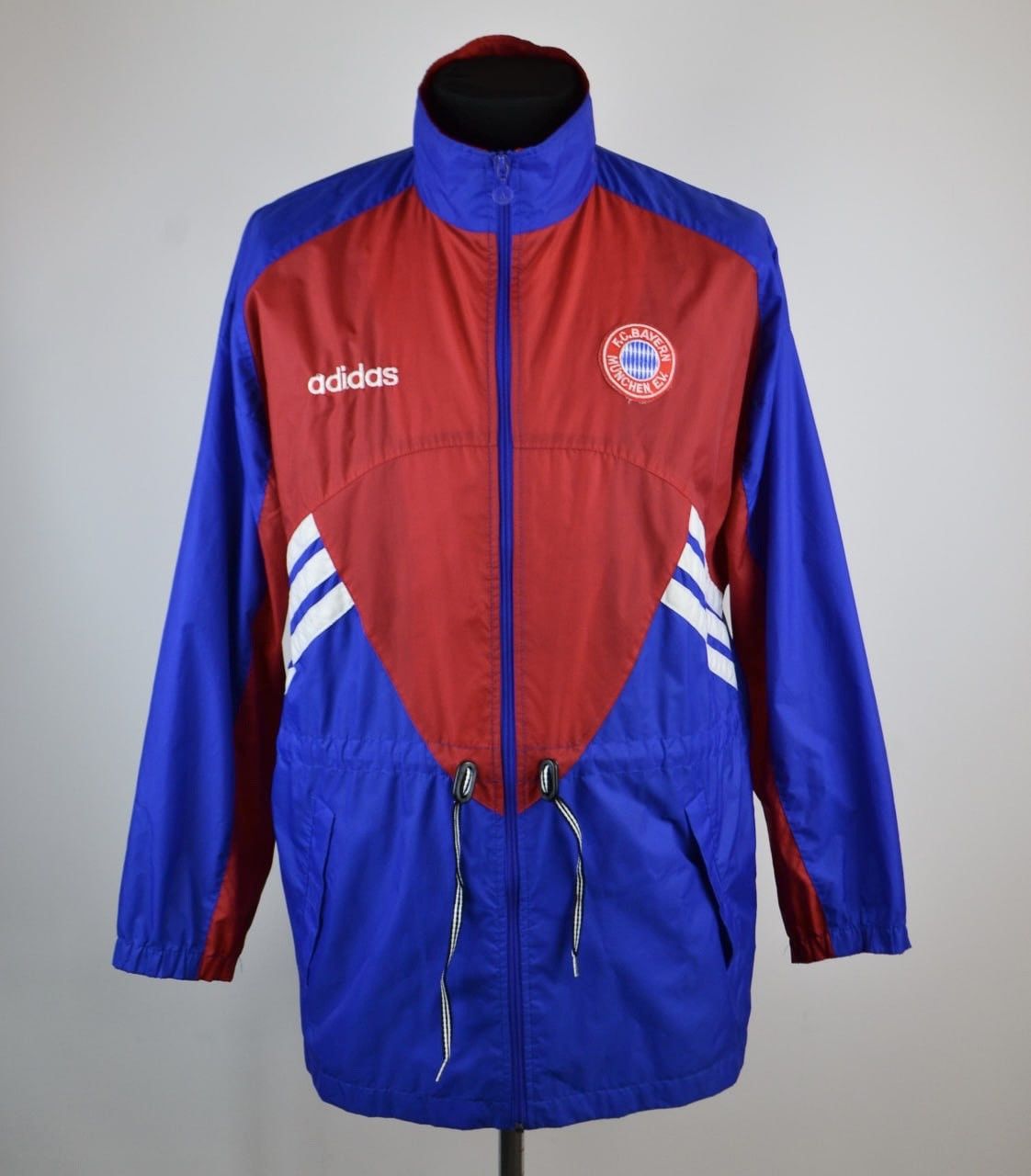 Adidas × Vintage BAYERN MUNICH GERMANY 1993/1994 RAIN JACKET JERSEY ADIDAS Size US M / EU 48-50 / 2 - 1 Thumbnail