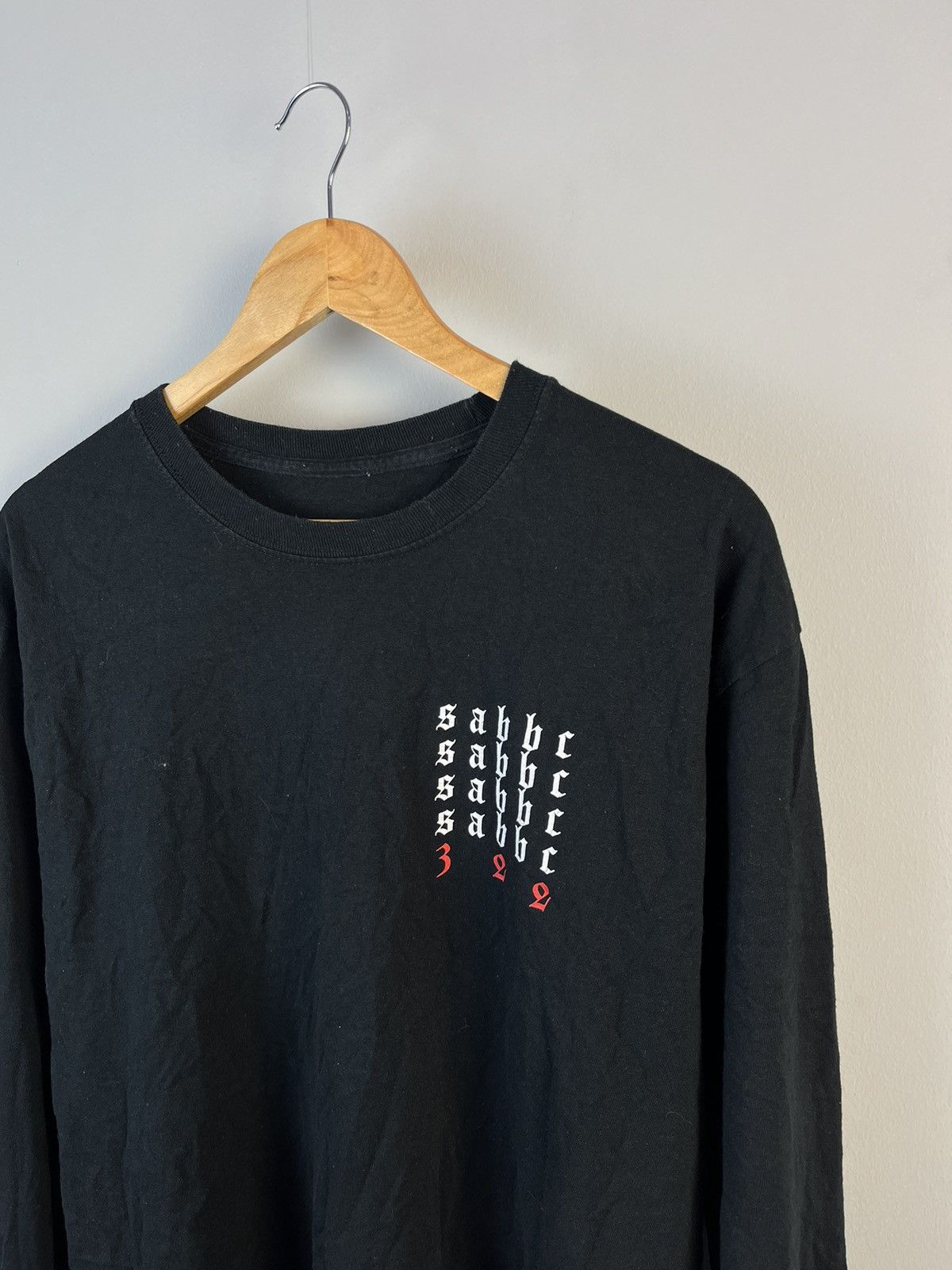 Vintage SABBC 322 Vintage Retro Y2K Cotton Long Sleeve Tee Shirt Size US L / EU 52-54 / 3 - 3 Thumbnail