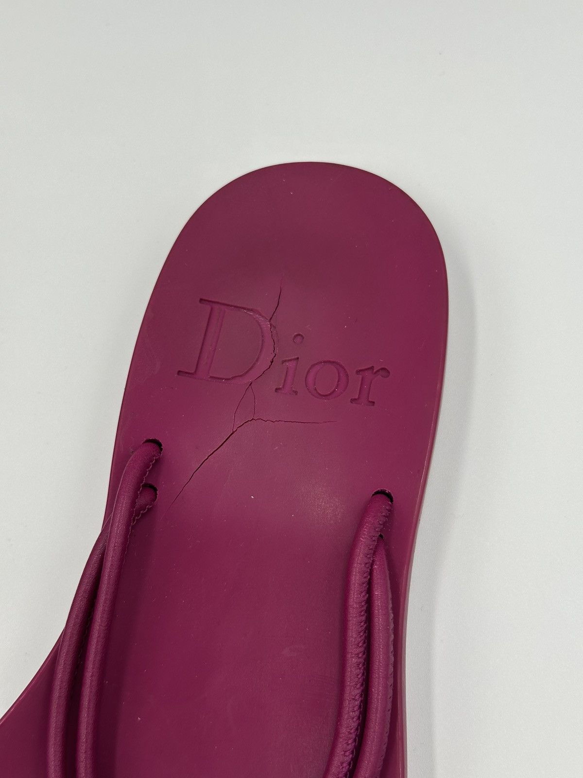 Dior Dior rubber flip flops thongs with box and dustbag Size US 6 / IT 36 - 10 Thumbnail