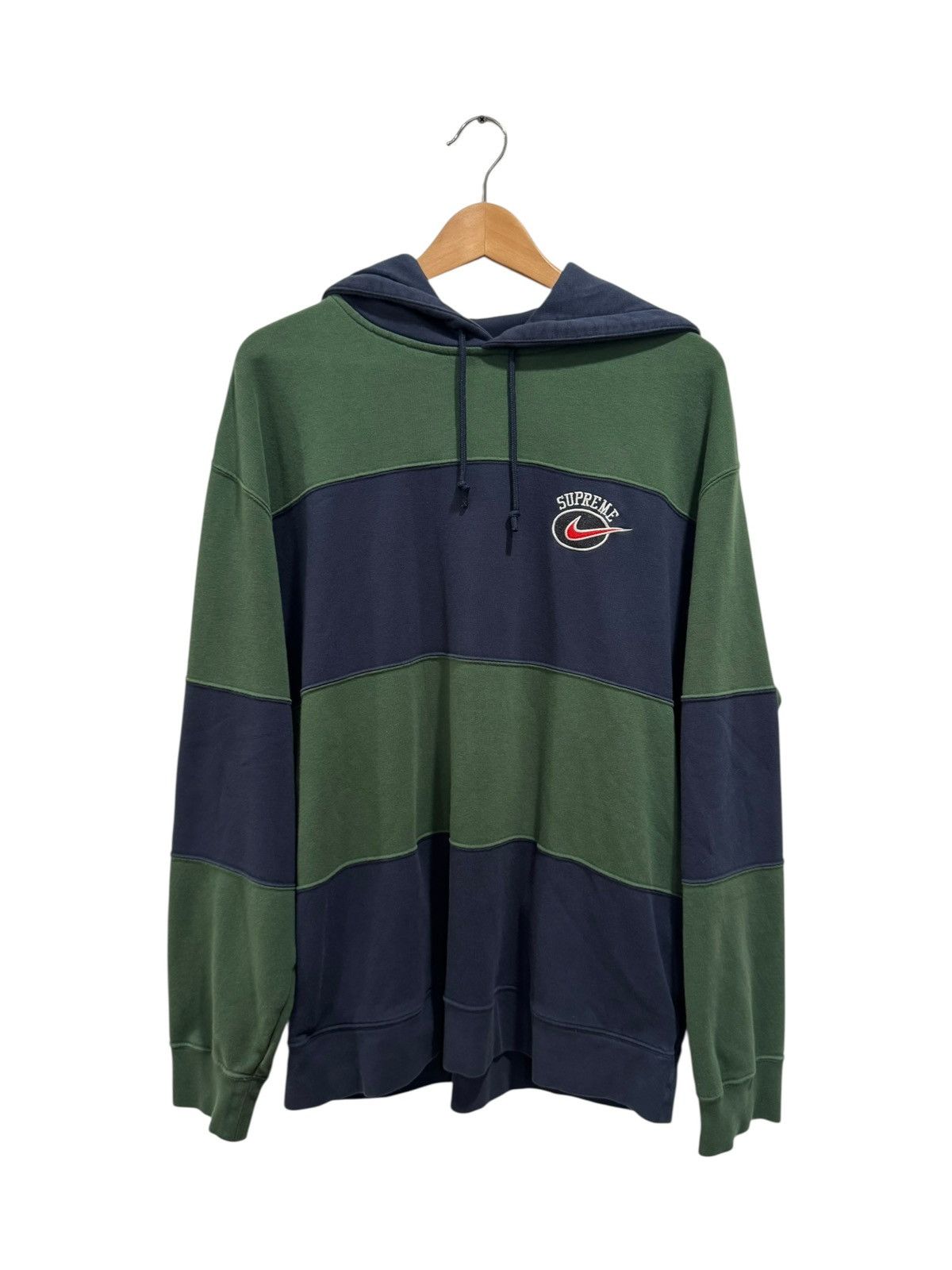 Nike Supreme Stripe Hoodie | Grailed