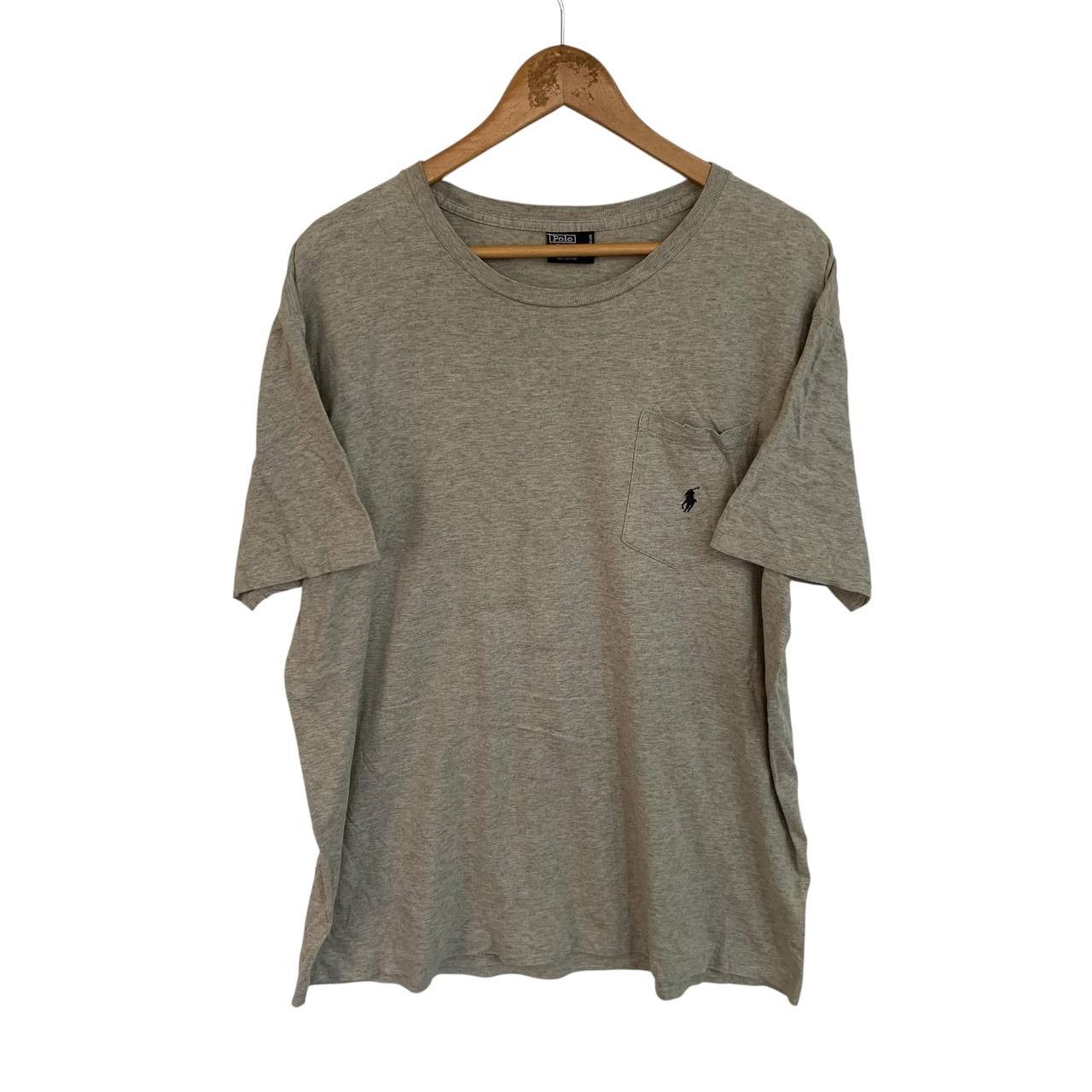 Polo Ralph Lauren Vintage Plain Ralph Lauren T-shirt Large Grey Size US L / EU 52-54 / 3 - 1 Thumbnail