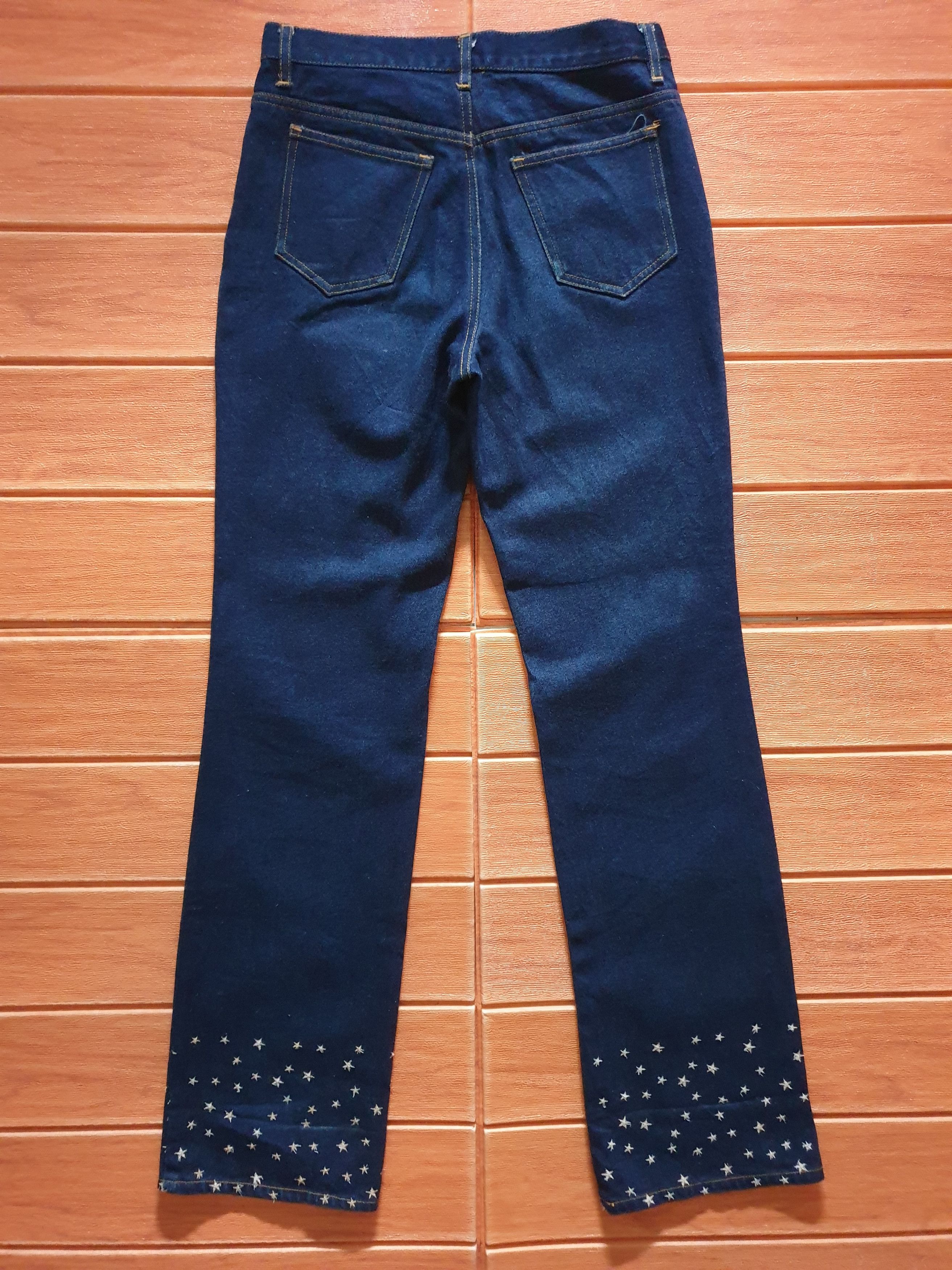 Japanese Brand Unnamed Custom sketch art boot cut pant Size US 27 - 7 Thumbnail