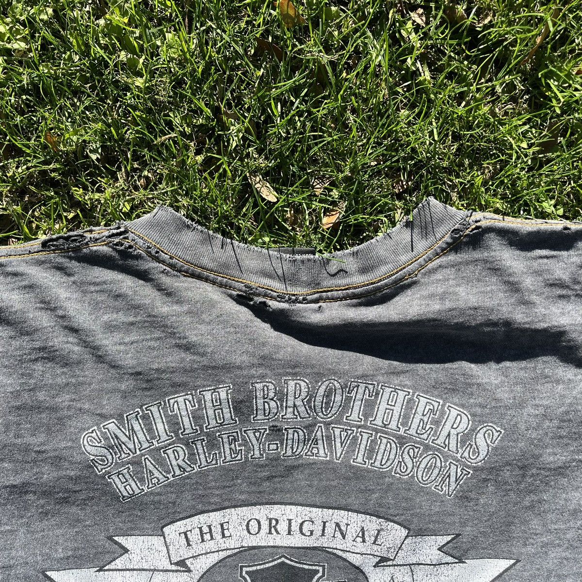 Harley Davidson Harley Davidson Grey T Shirt Size US XL / EU 56 / 4 - 3 Thumbnail