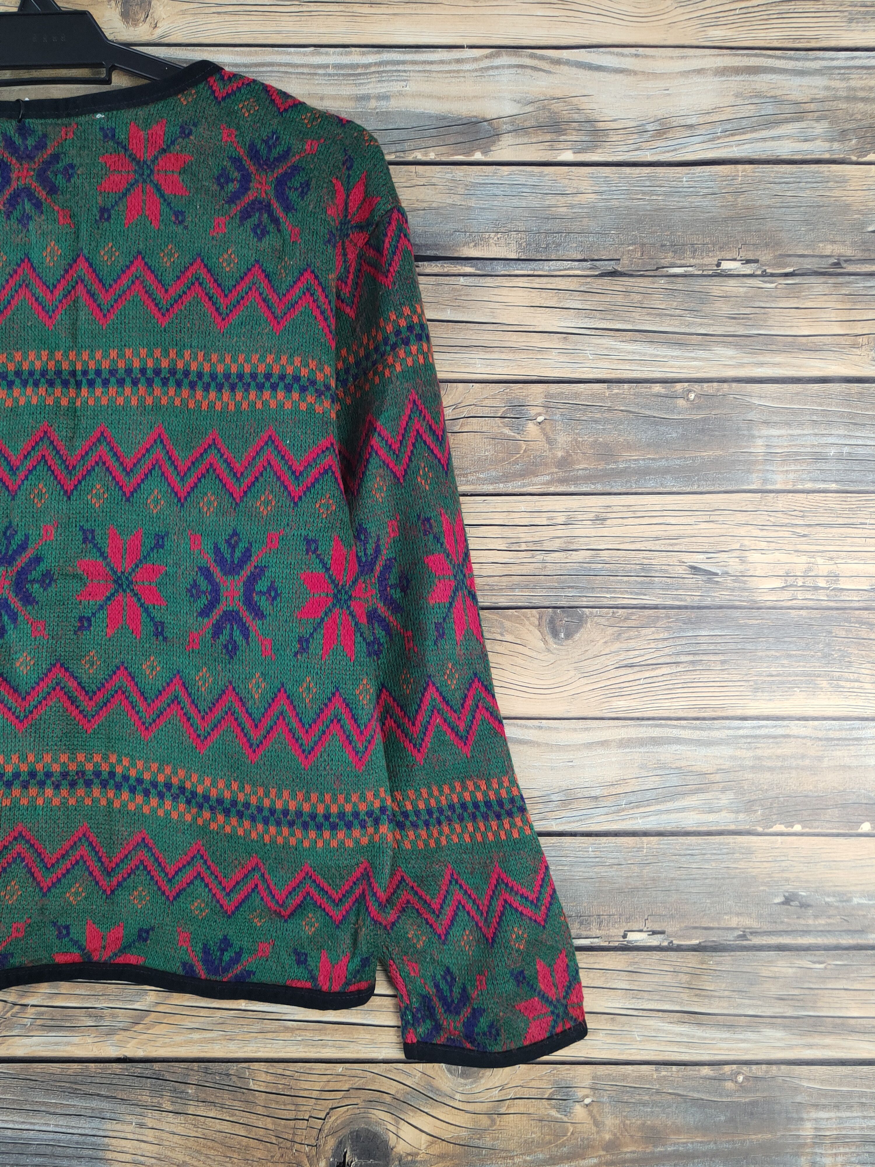 Japanese Brand Estemarl Green Knitwear Cardigan #W2161 Size S / US 4 / IT 40 - 9 Thumbnail