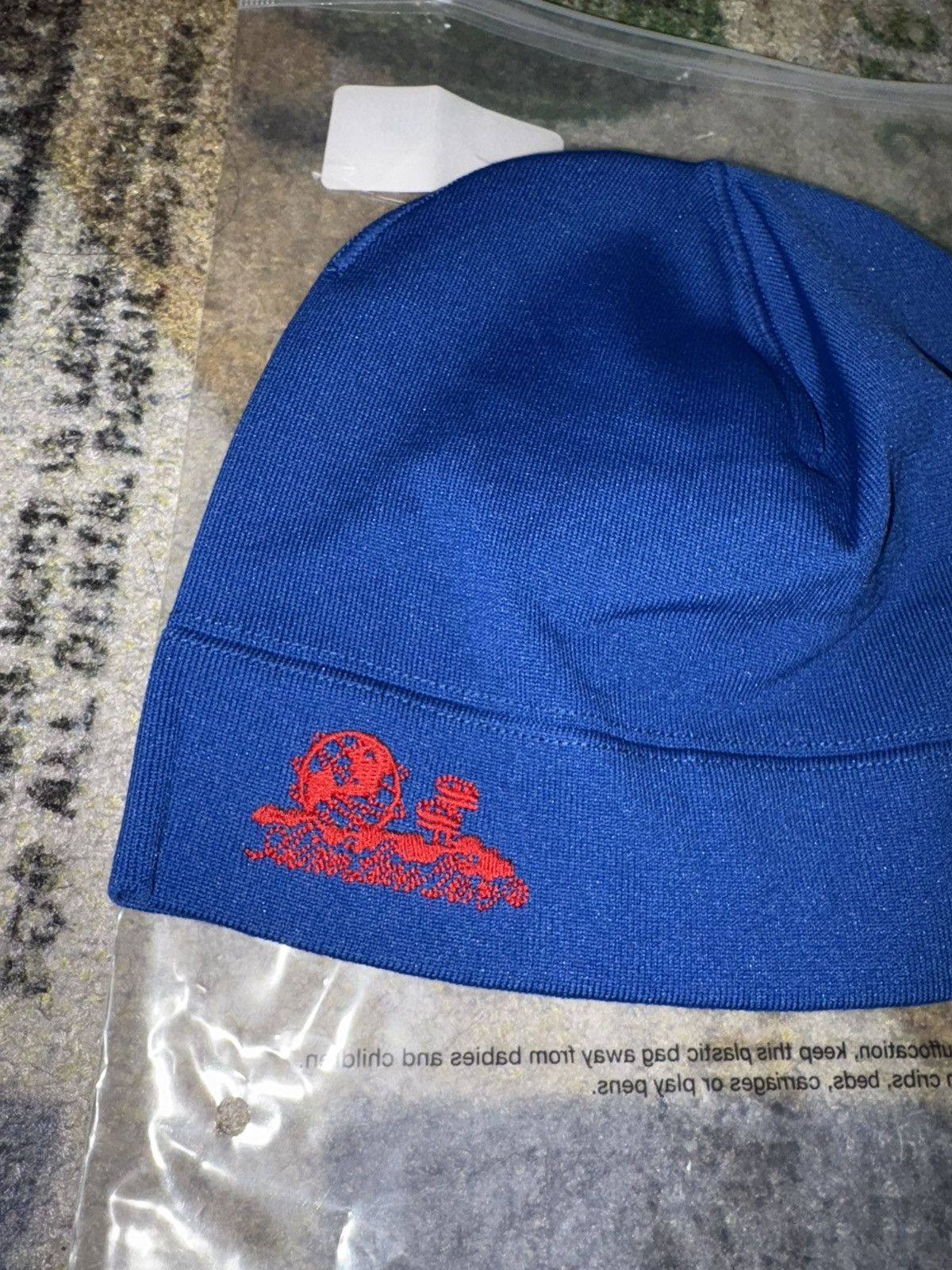 Aime Leon Dore Aime Leon Dore Unisphere Skull Cap Blue Size ONE SIZE - 2 Thumbnail