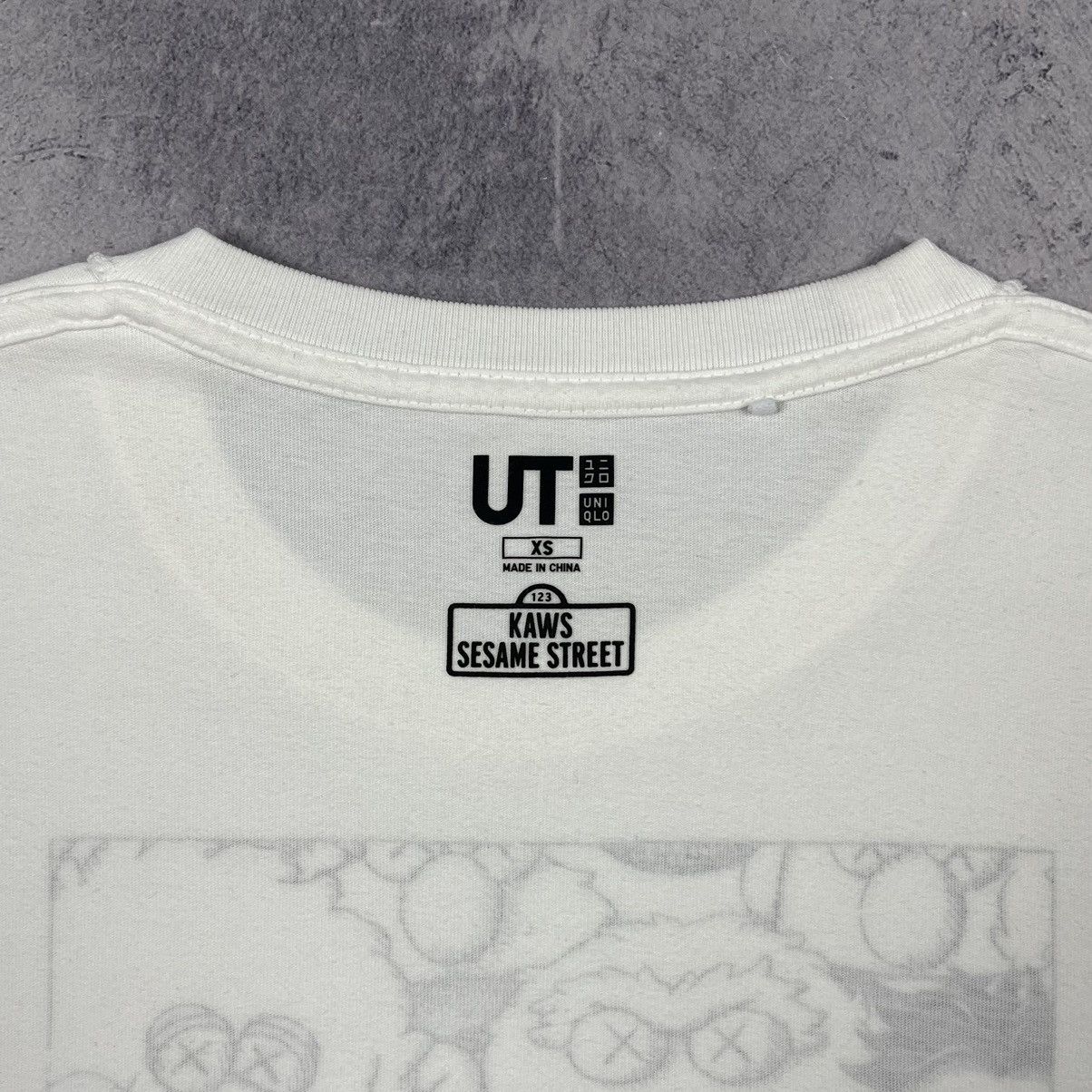 Kaws × Uniqlo Kaws x Uniqlo Sesame Street big logo y2k pocket tee Size US XS / EU 42 / 0 - 5 Thumbnail