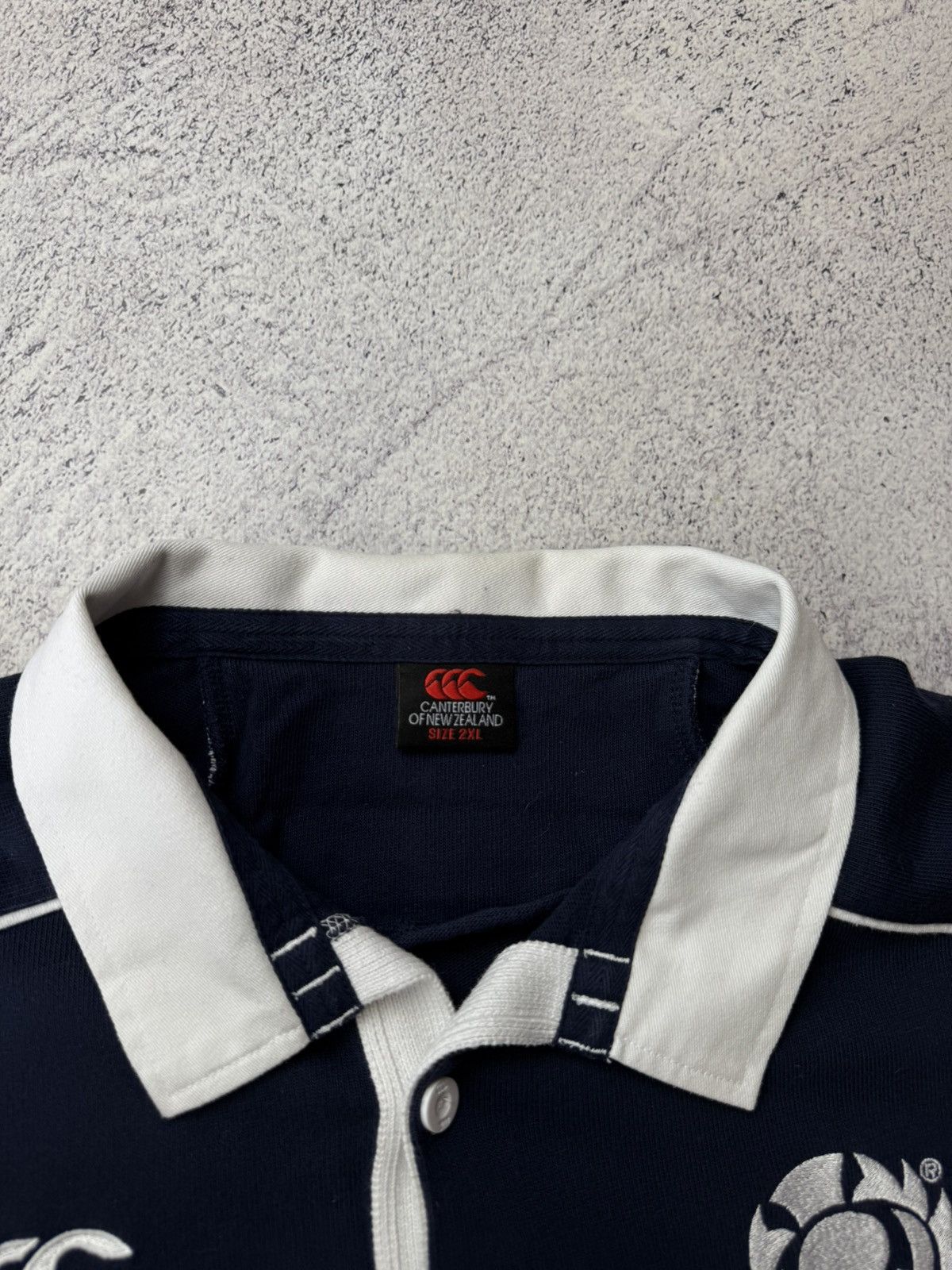 Rugby Ralph Lauren Scotland Rugby Shirt Men's Canterbury 2009 Home Jersey Size US XXL / EU 58 / 5 - 8 Thumbnail