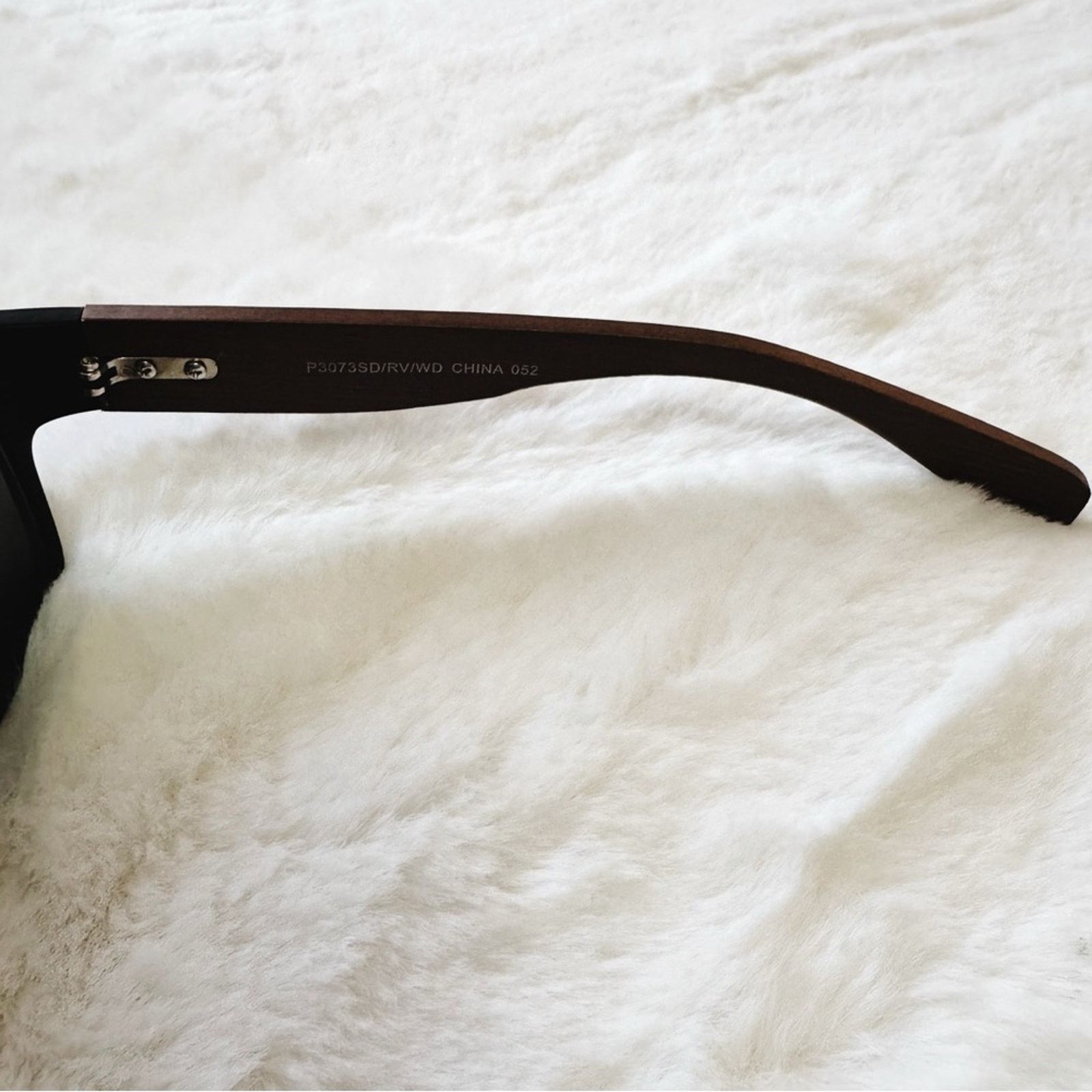 Other Jensen Black & Dark Wood Sunglasses Size ONE SIZE - 7 Thumbnail