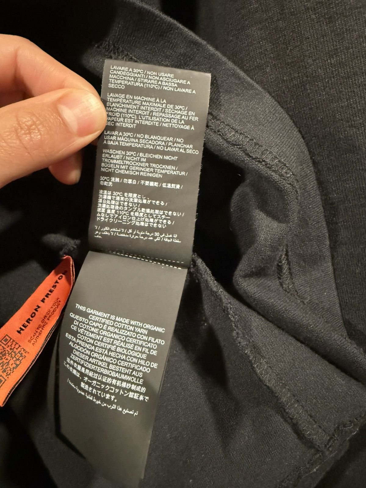 Heron Preston Heron Preston Mockneck Logo Detail L/S Tee Size US L / EU 52-54 / 3 - 7 Thumbnail