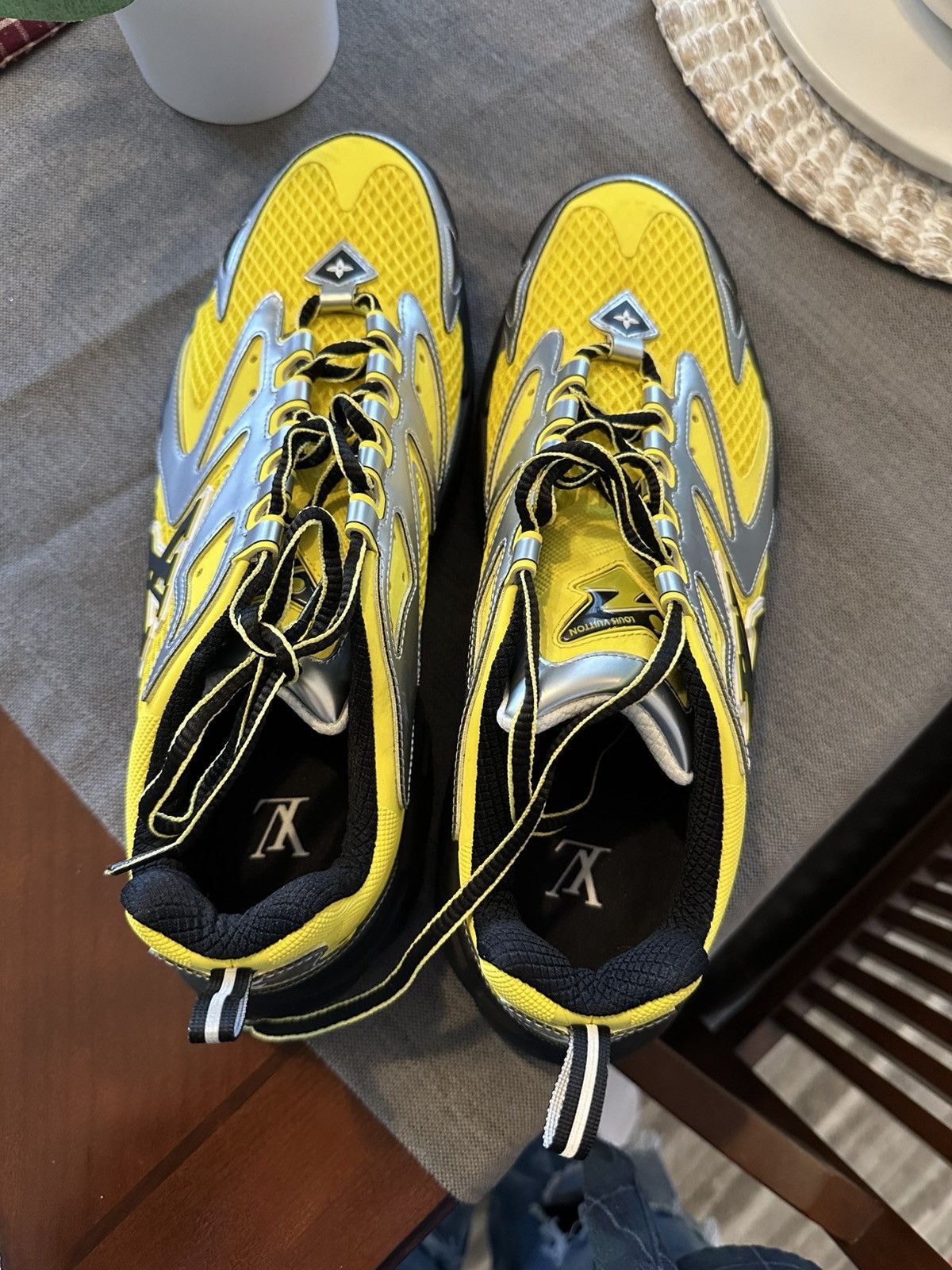 Louis Vuitton Louis Vuitton Tatic Sneakers - Yellow Size US 10 / EU 43 - 1 Thumbnail