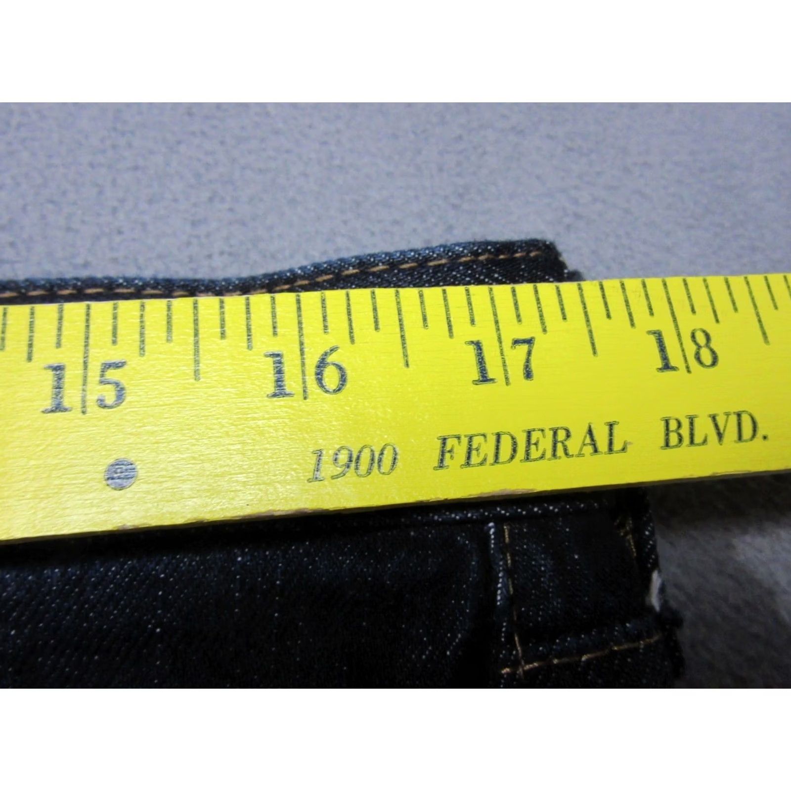 Gap Gap Jeans Mens 33x32 Dark Wash Slim Fit Straight Leg - Mid Rise - Denim Size US 33 - 5 Thumbnail