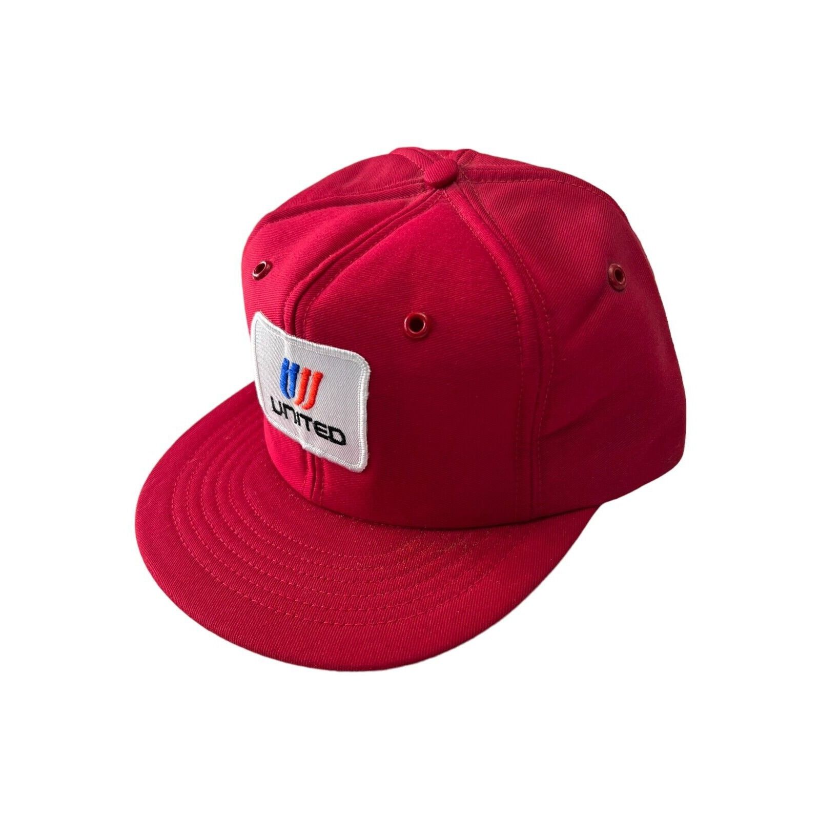 Other 80s 90s Vintage United Snapback Trucker Hat Red Mesh Size ONE SIZE - 3 Thumbnail