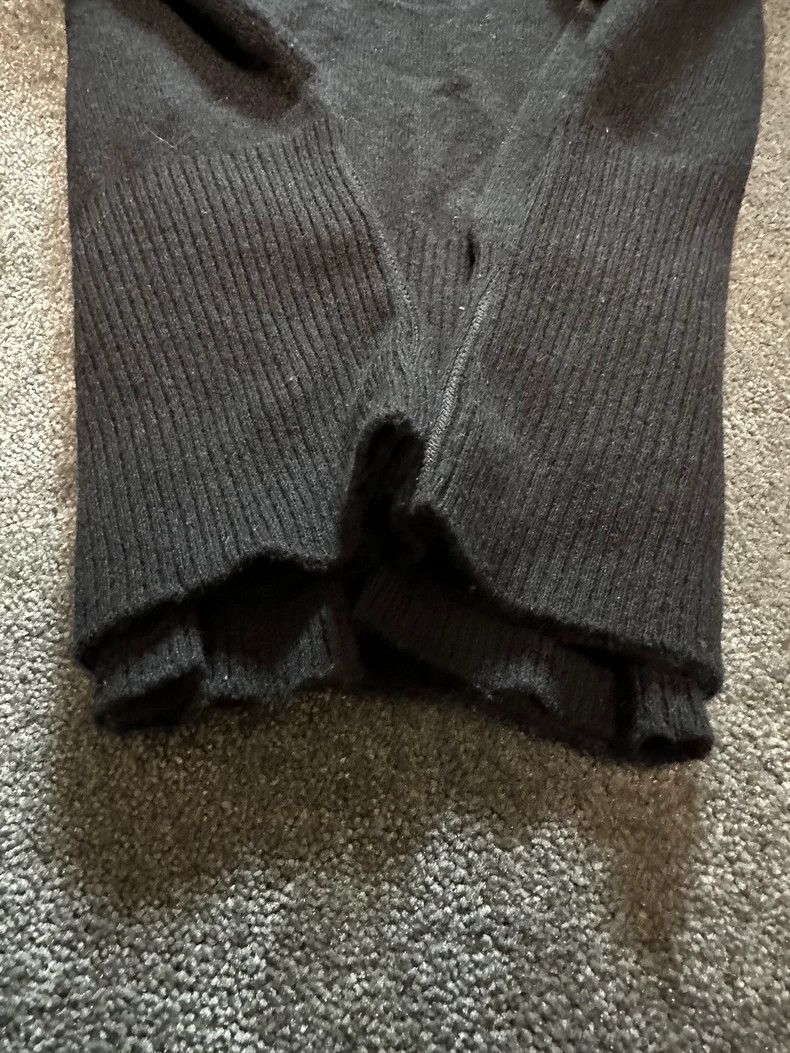 Thom Browne Thom BrowneBlack label black four-bar cashmere turtleneck Size US S / EU 44-46 / 1 - 6 Thumbnail