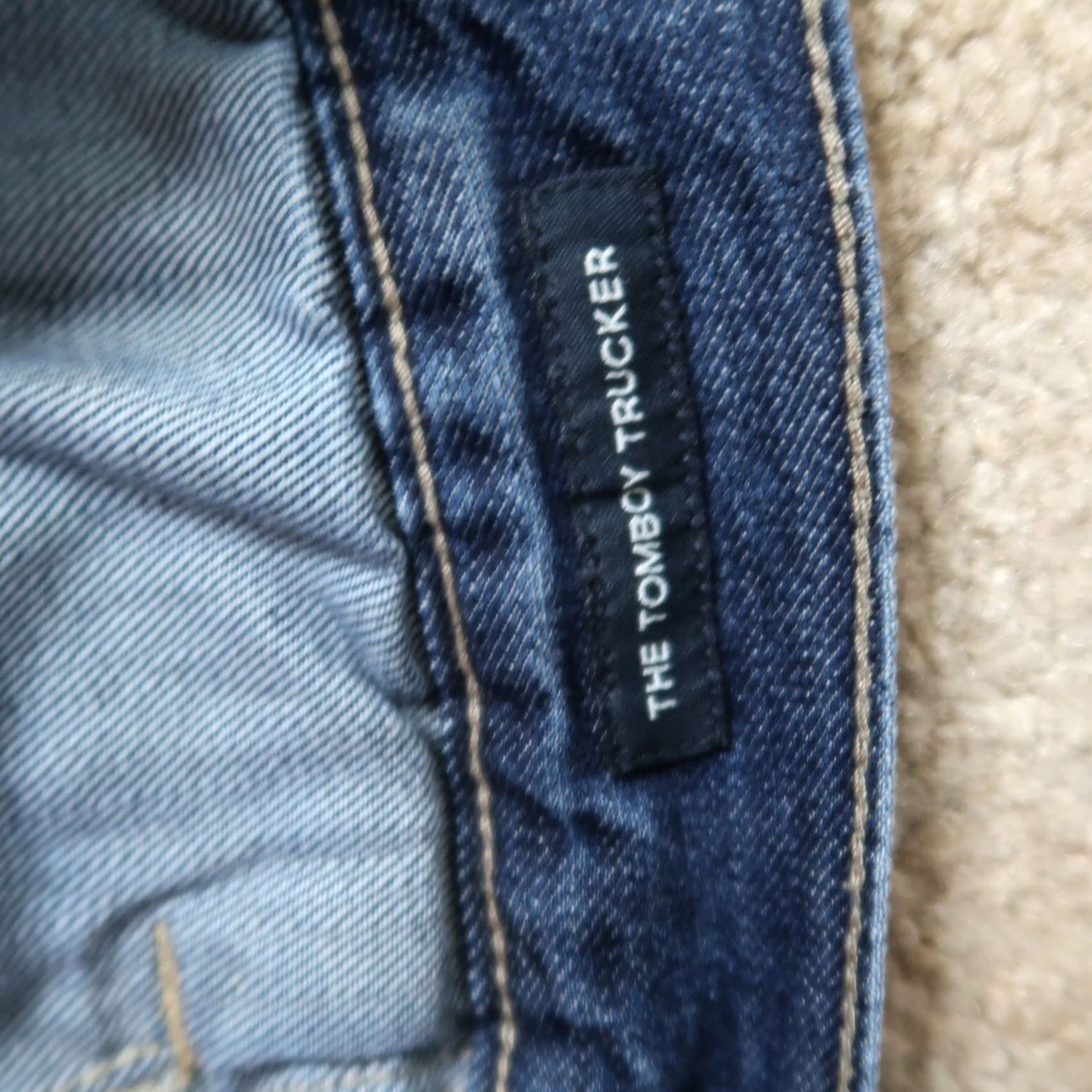 Lucky Brand Lucky Brand Denim Trucker Jacket Womens Large Blue Denim Size L / US 10 / IT 46 - 4 Thumbnail