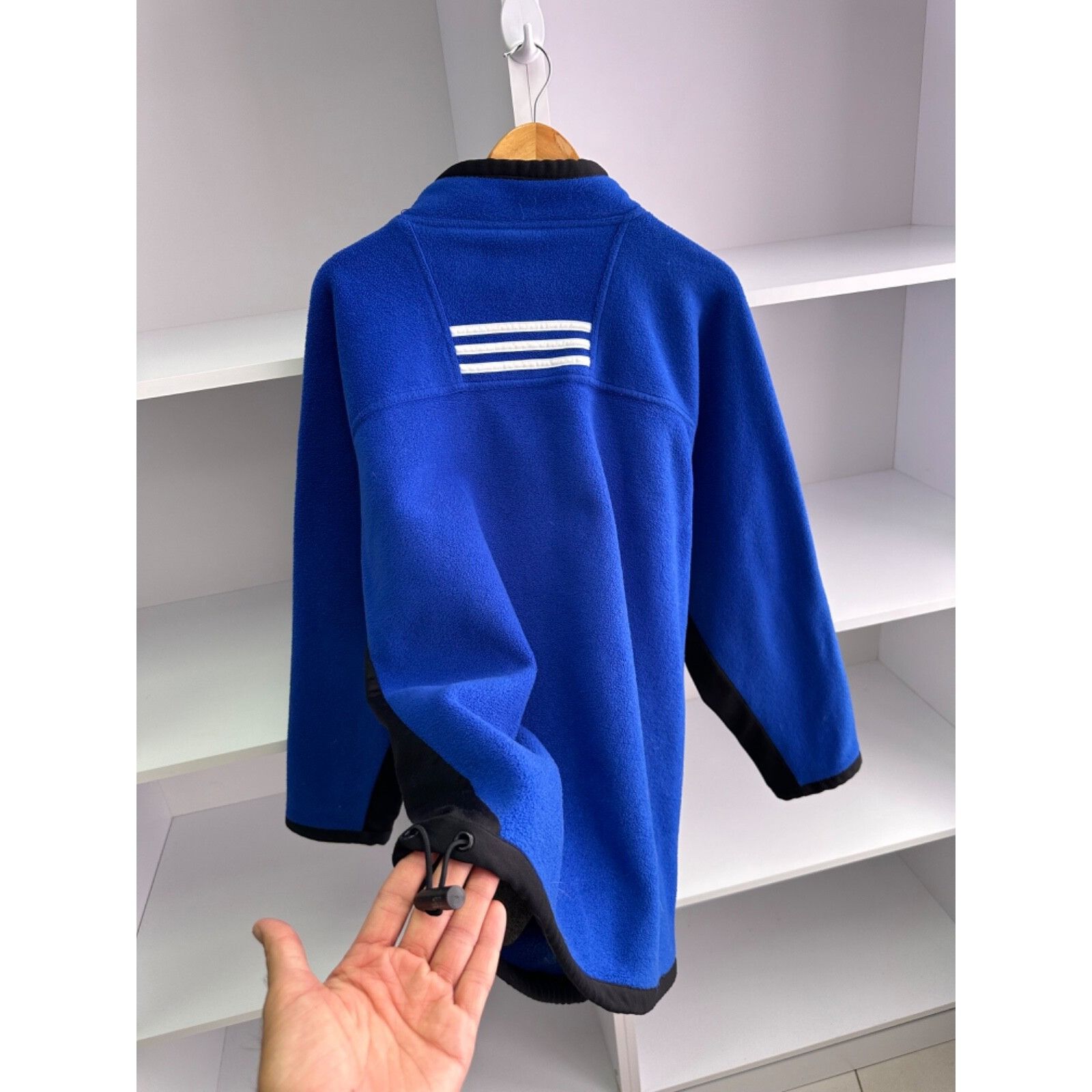 Adidas VTG Adidas Navy 99s Fleece 1/4 Zip Sweatshirt Size US XL / EU 56 / 4 - 10 Thumbnail