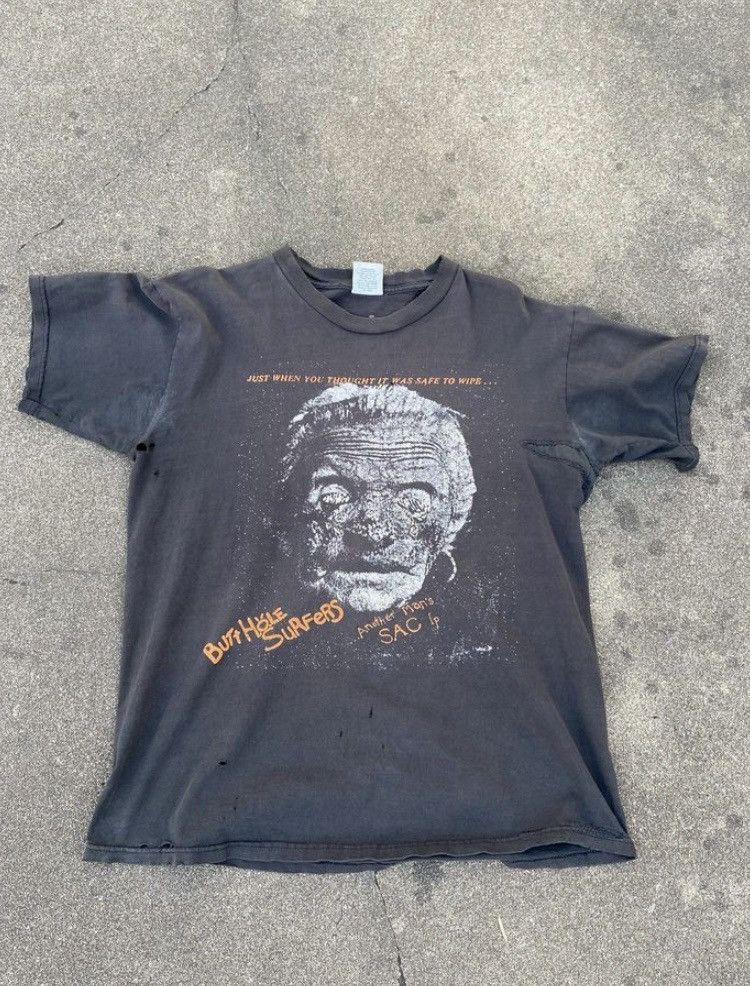 Vintage early 90s Butthole Surfers Another Sacs LP Tshirt