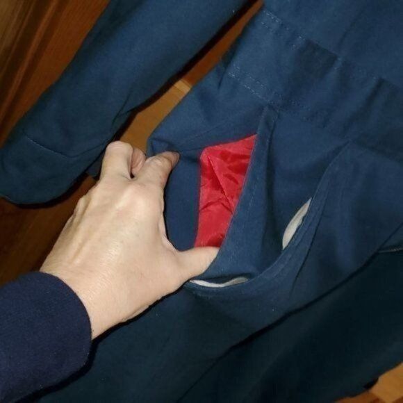 Dickies Dickies Quilted Insulated Blue Pocketed Zippered Full Sz. 42 Size US L / EU 52-54 / 3 - 10 Thumbnail