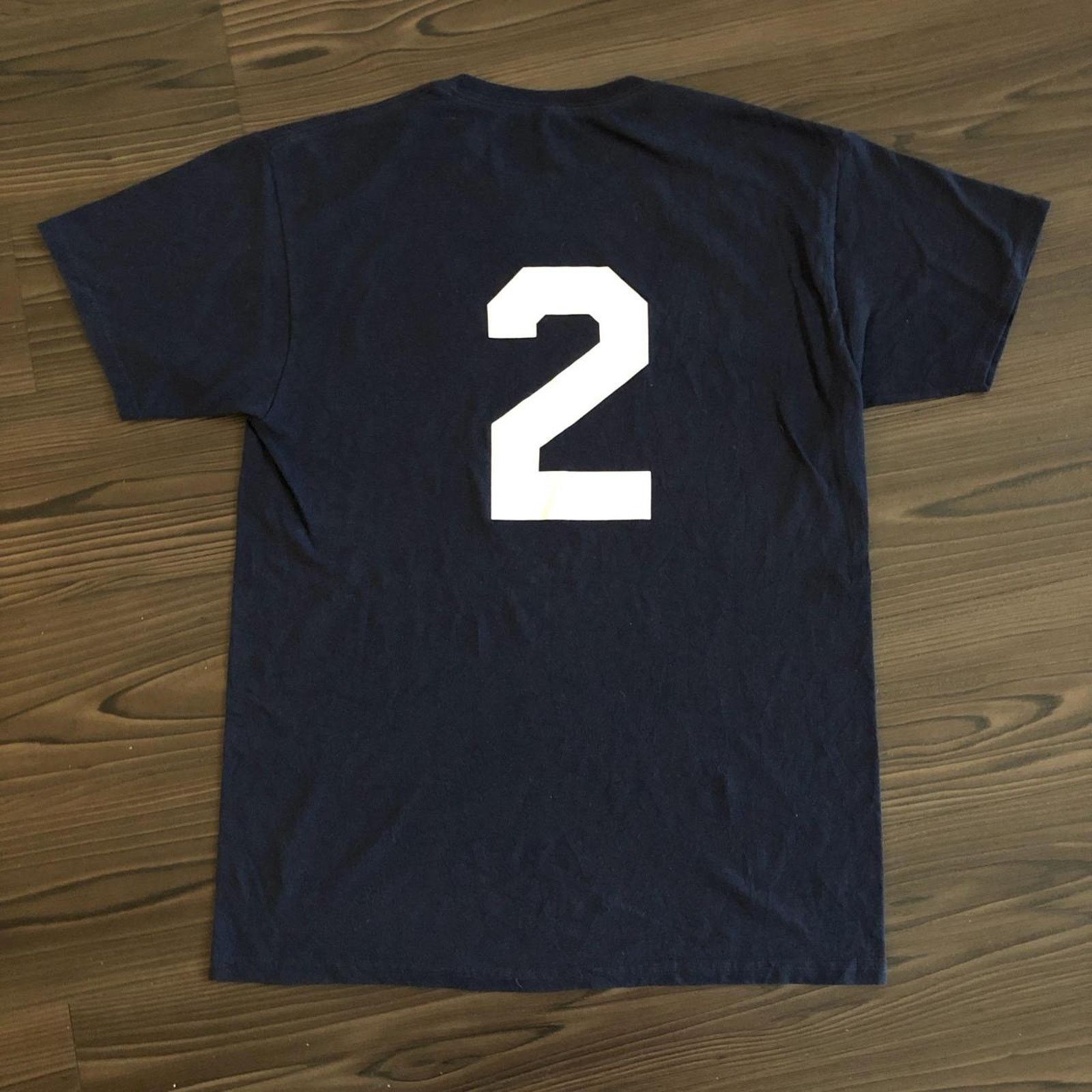Jerzees Men’s Navy ‘Sluggers’ Graphic Number Tee Size US M / EU 48-50 / 2 - 2 Thumbnail