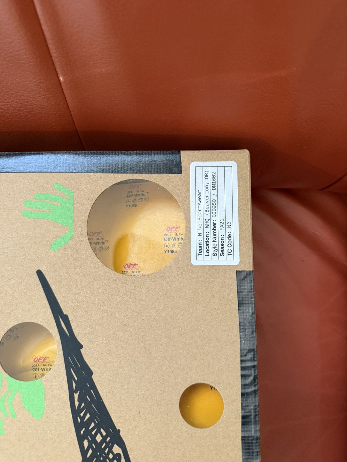 Nike × Off-White Off white Nike Dunk Low Lot 10 Size US 11 / EU 44 - 9 Thumbnail