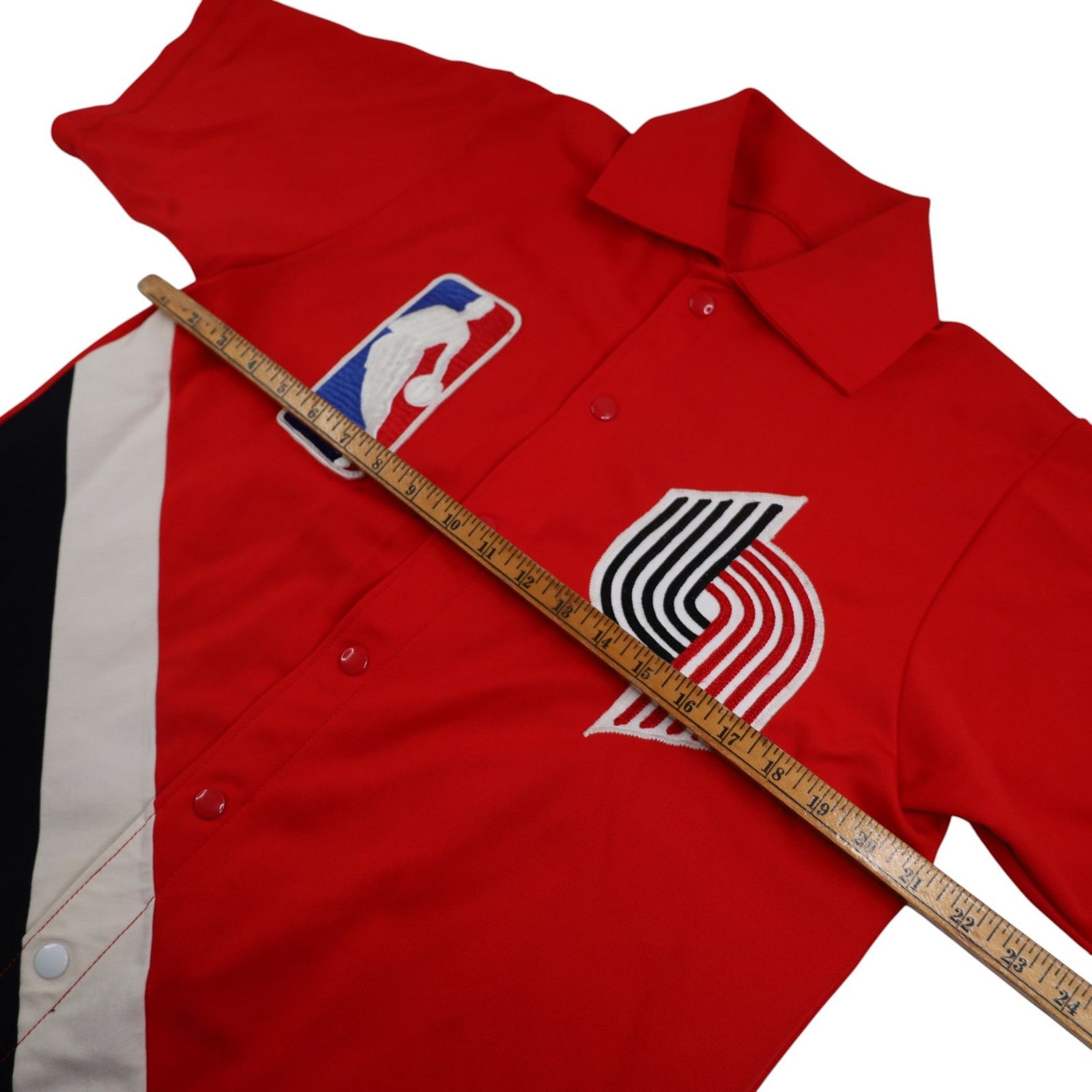 NBA × Vintage VTG Game Worn Medalist Sand Knit Portland Blazers Jersey Size US M / EU 48-50 / 2 - 11 Thumbnail