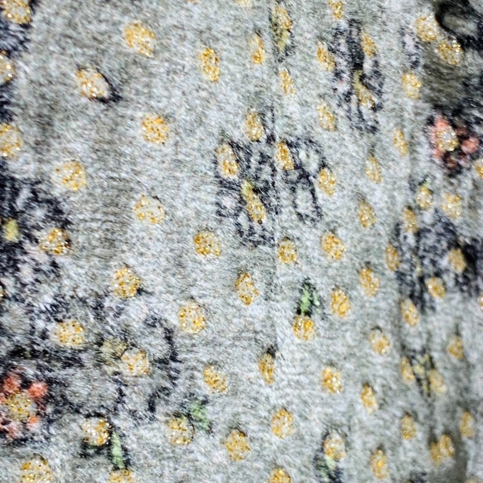 Other BLANK LONDON Green Sage Viscose Floral Open Front Coat Size ONE SIZE - 2 Thumbnail