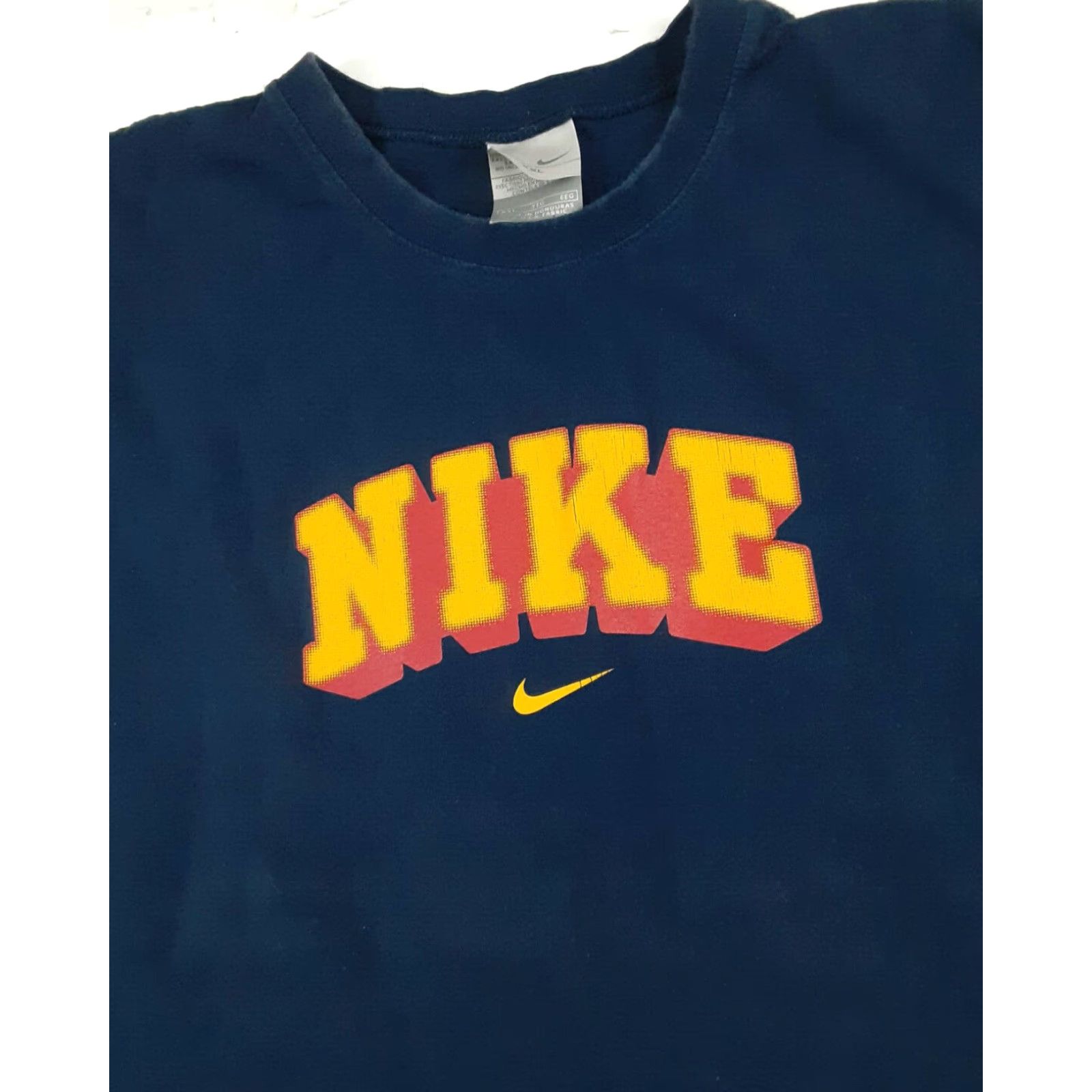 Nike VINTAGE Nike Tank Top 1990s Center Swoosh Navy 2XL Men Sleeveless T-Shirt Blue 90s Sports Size US XXL / EU 58 / 5 - 3 Thumbnail