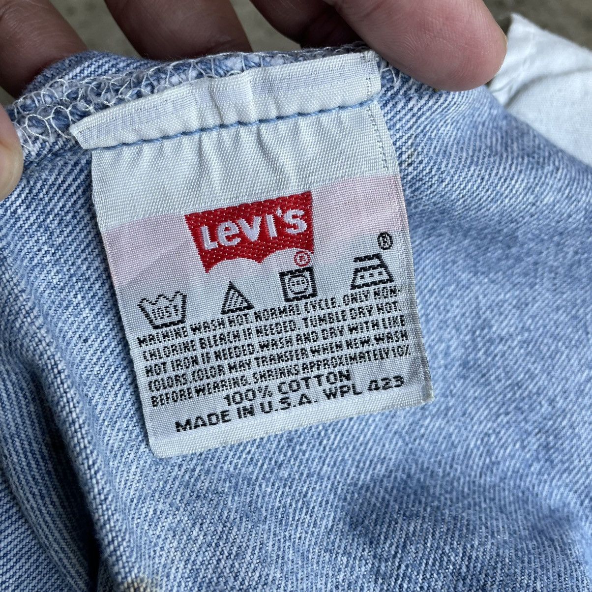 Levi's Vintage Clothing 🔥Vintage 90s Levis 501 Stoned Washed Distress Dirty Jeans Size US 34 / EU 50 - 18 Thumbnail