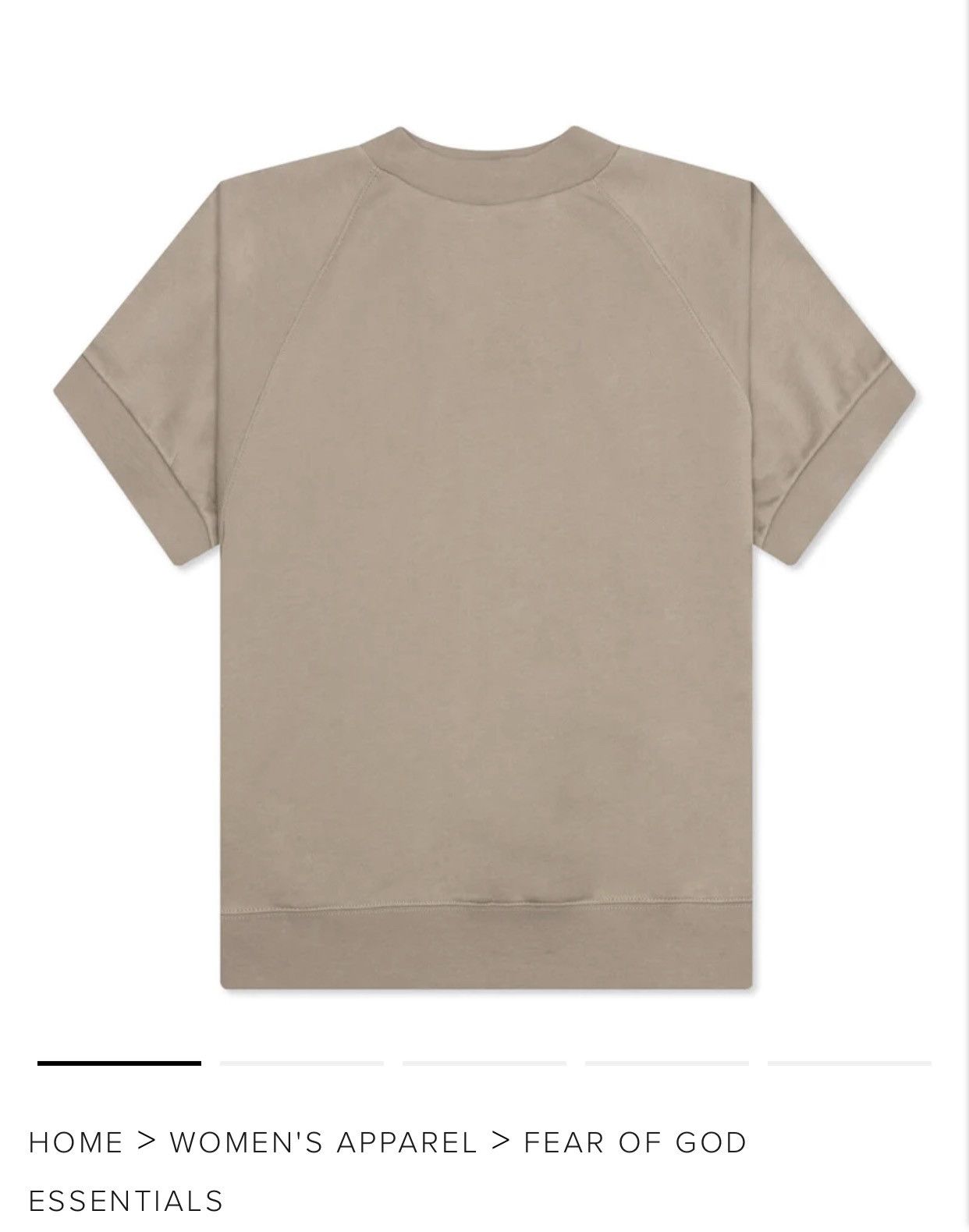 Fear of God Fear of God Essentials short sleeve sweatshirt Size S / US 4 / IT 40 - 1 Thumbnail