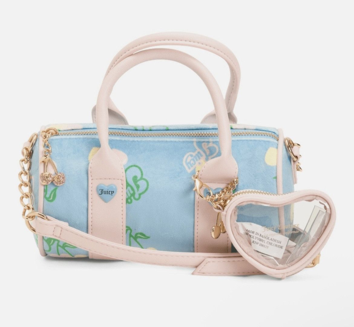 Juicy Couture Juicy Couture Retro Juicy Cherry Mini Bag Blue Gleam Multi Size ONE SIZE - 1 Thumbnail