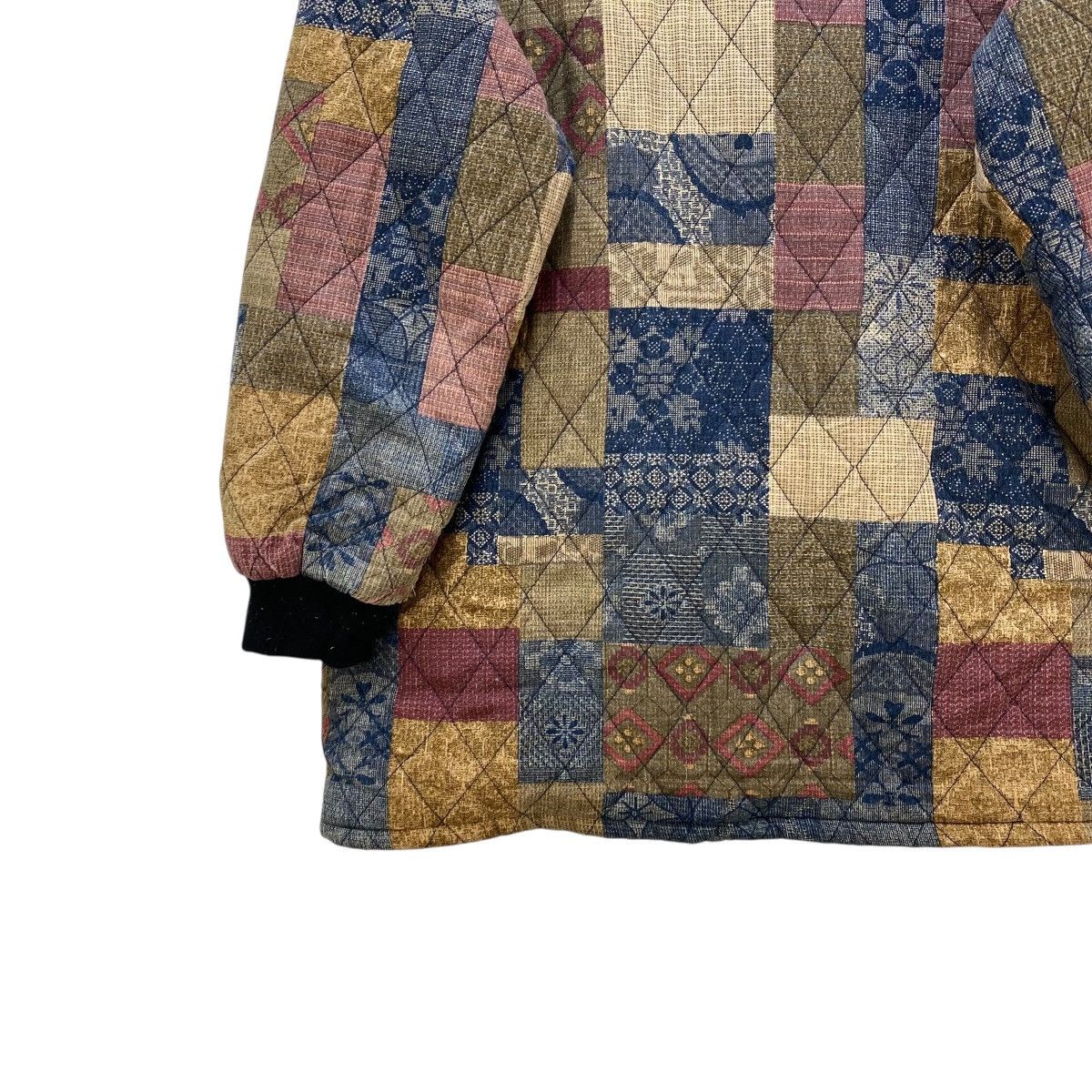 Japanese Brand 🔥Vintage Apricot Pachtwork Quilted Jacket Size M / US 6-8 / IT 42-44 - 6 Thumbnail