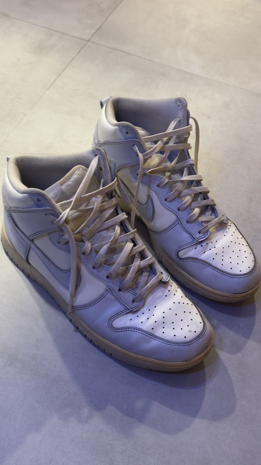 Nike Nike Dunk High Football Grey Size US 11.5 / EU 44-45 - 8 Thumbnail