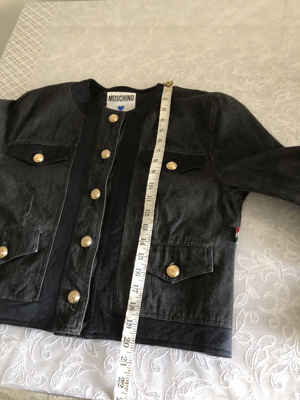 Moschino Vintage Moschino Milano Denim Jacket Size M / US 6-8 / IT 42-44 - 18 Thumbnail
