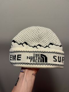 Supreme the north face fold hot sale beanie black