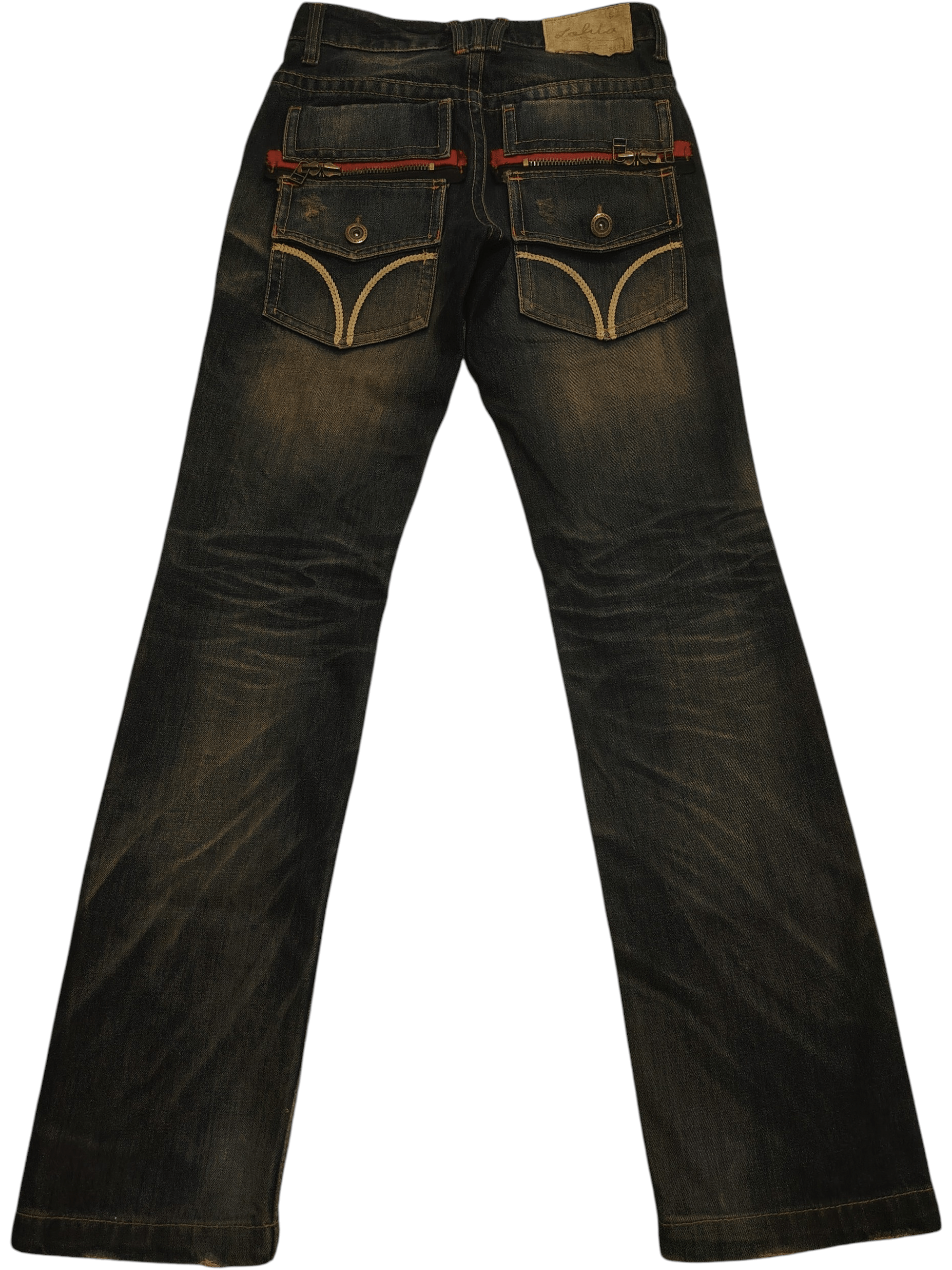 If Six Was Nine Rare!!! JAPANESE Lolita Jeans Distressed Jeans Size US 30 / EU 46 - 1 Thumbnail