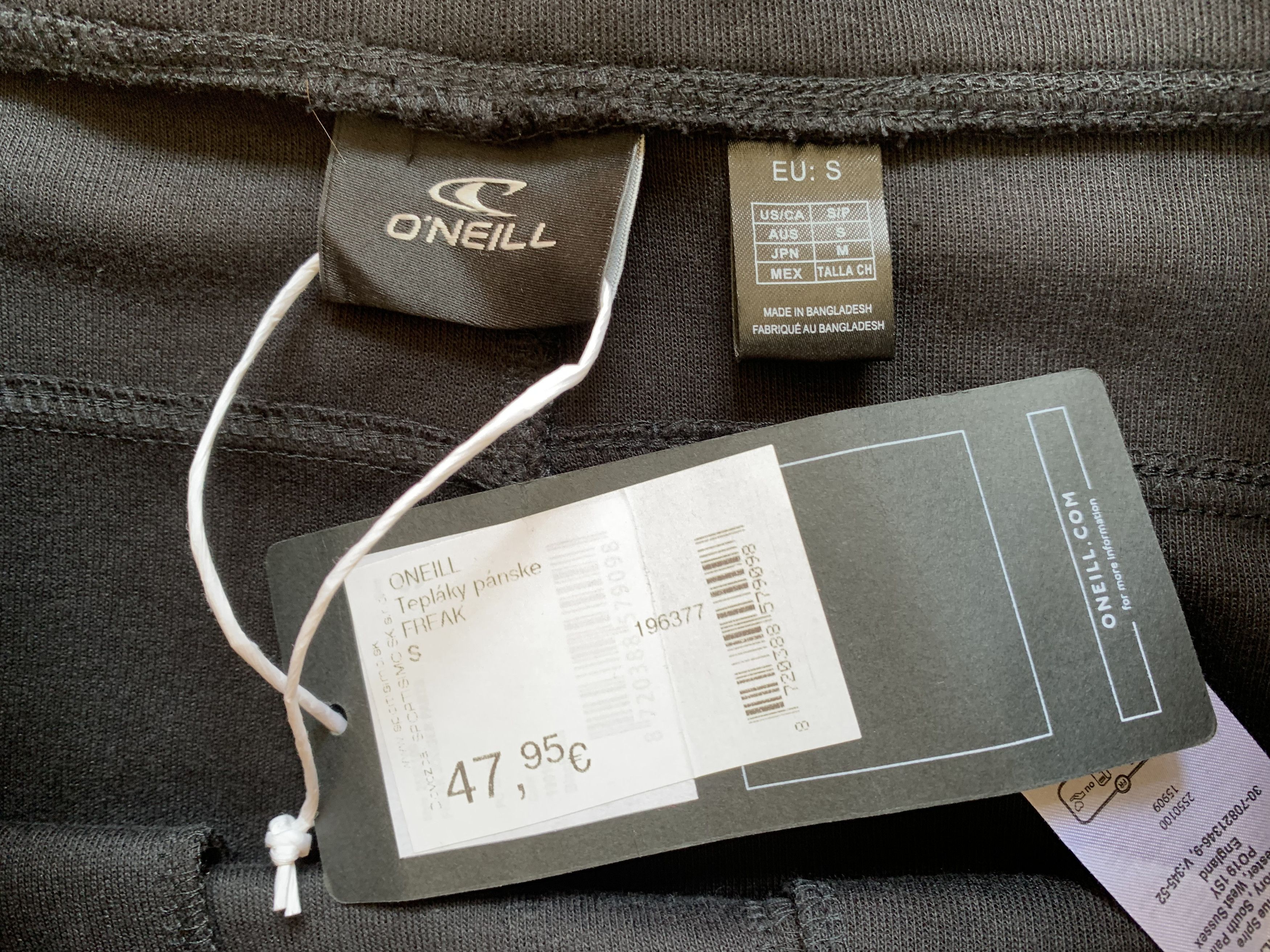 O'Neill O'Neill Cotton Freak Jogger Pants Size US 30 / EU 46 - 8 Thumbnail