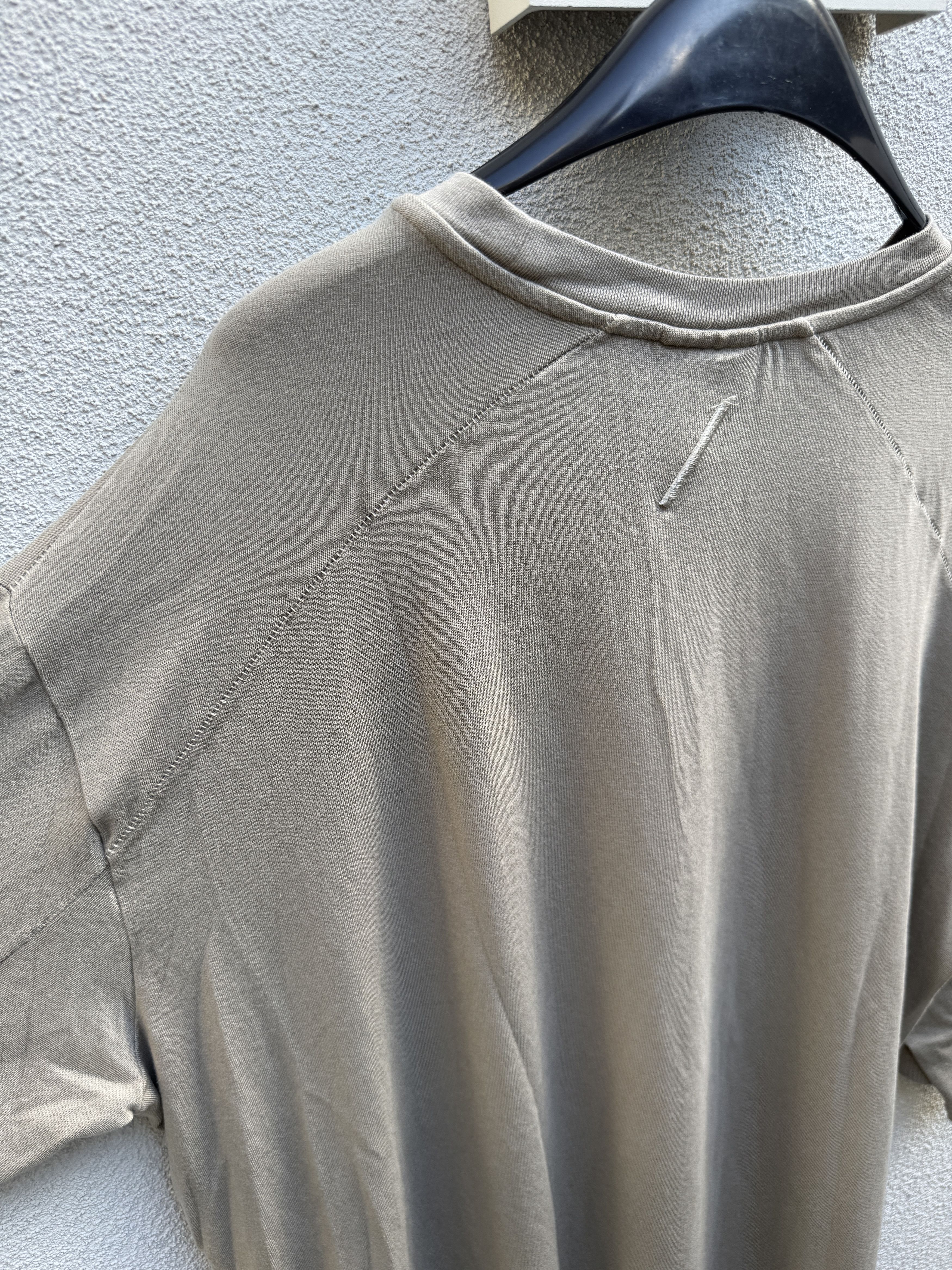 Thom Krom Thom Men Unisex Moonbeam Beige T-Shirt Cotton Modal Size M Size US M / EU 48-50 / 2 - 9 Thumbnail