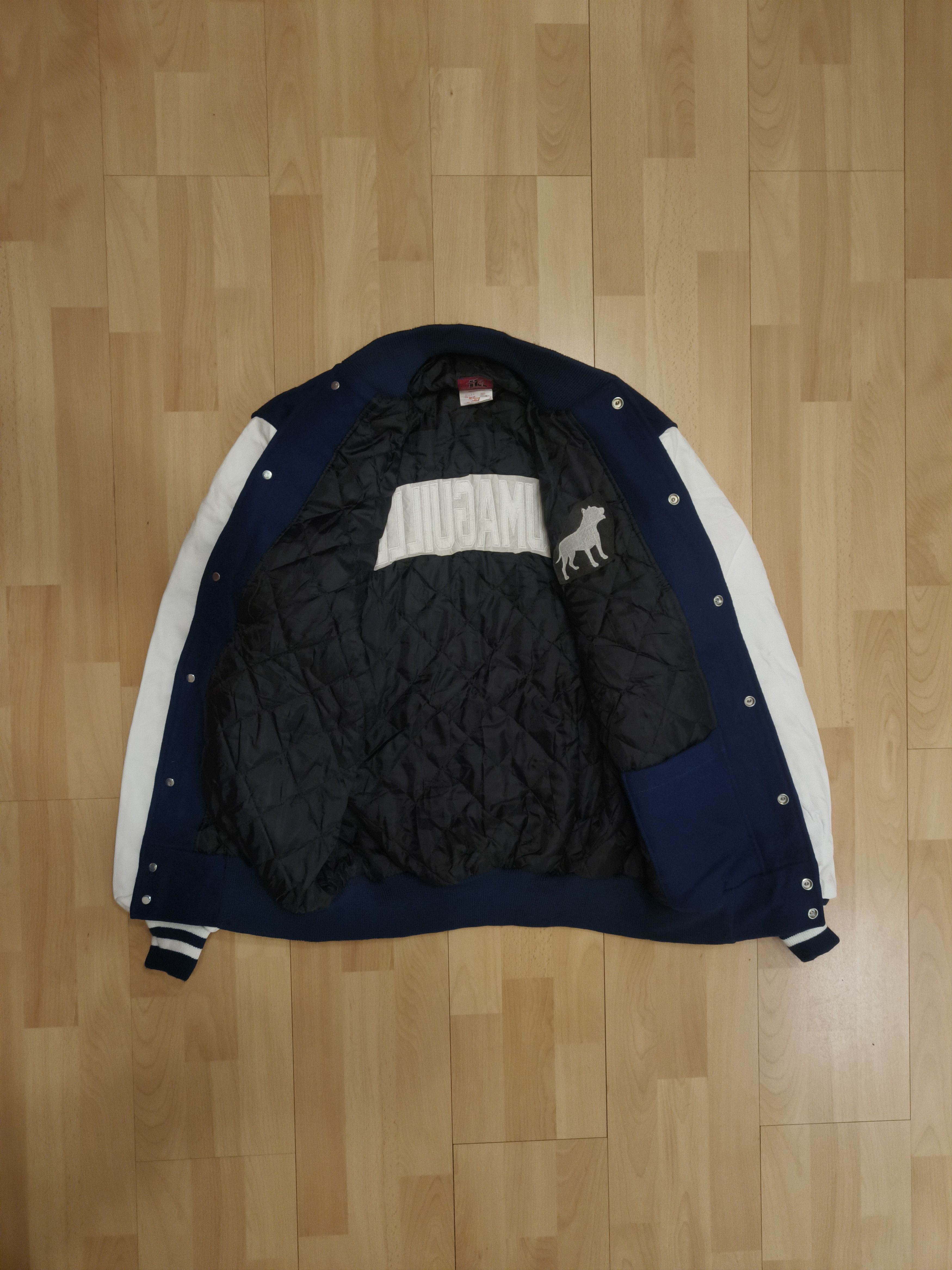 Other Vintage Varsity Jacket - Blue & White - Embroidered Dog Logo Size US L / EU 52-54 / 3 - 3 Thumbnail