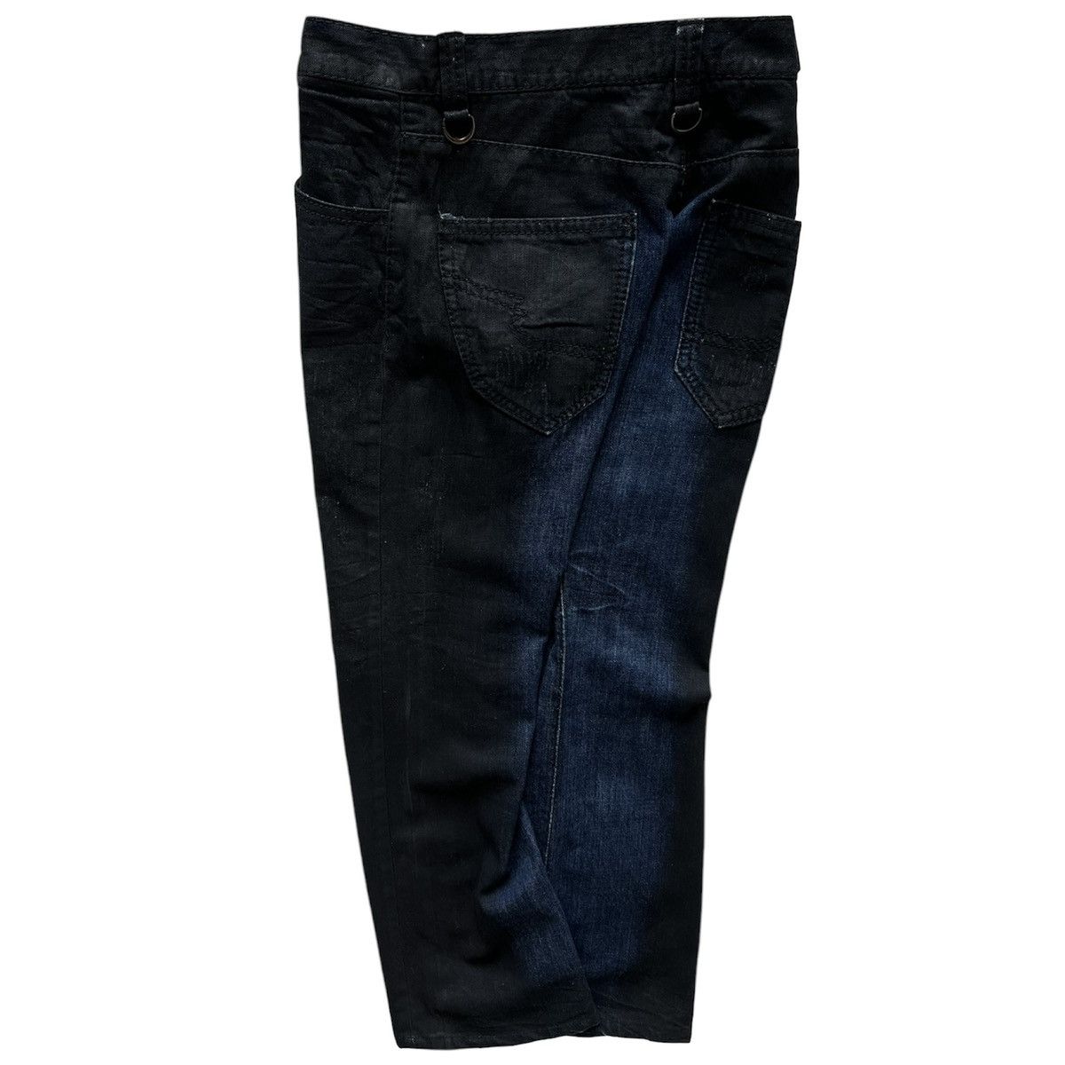 Japanese Brand × Tornado Mart × semanticdesign SEMANTIC DESIGN 2TONE FLARE JEANS Size US 34 / EU 50 - 2 Thumbnail
