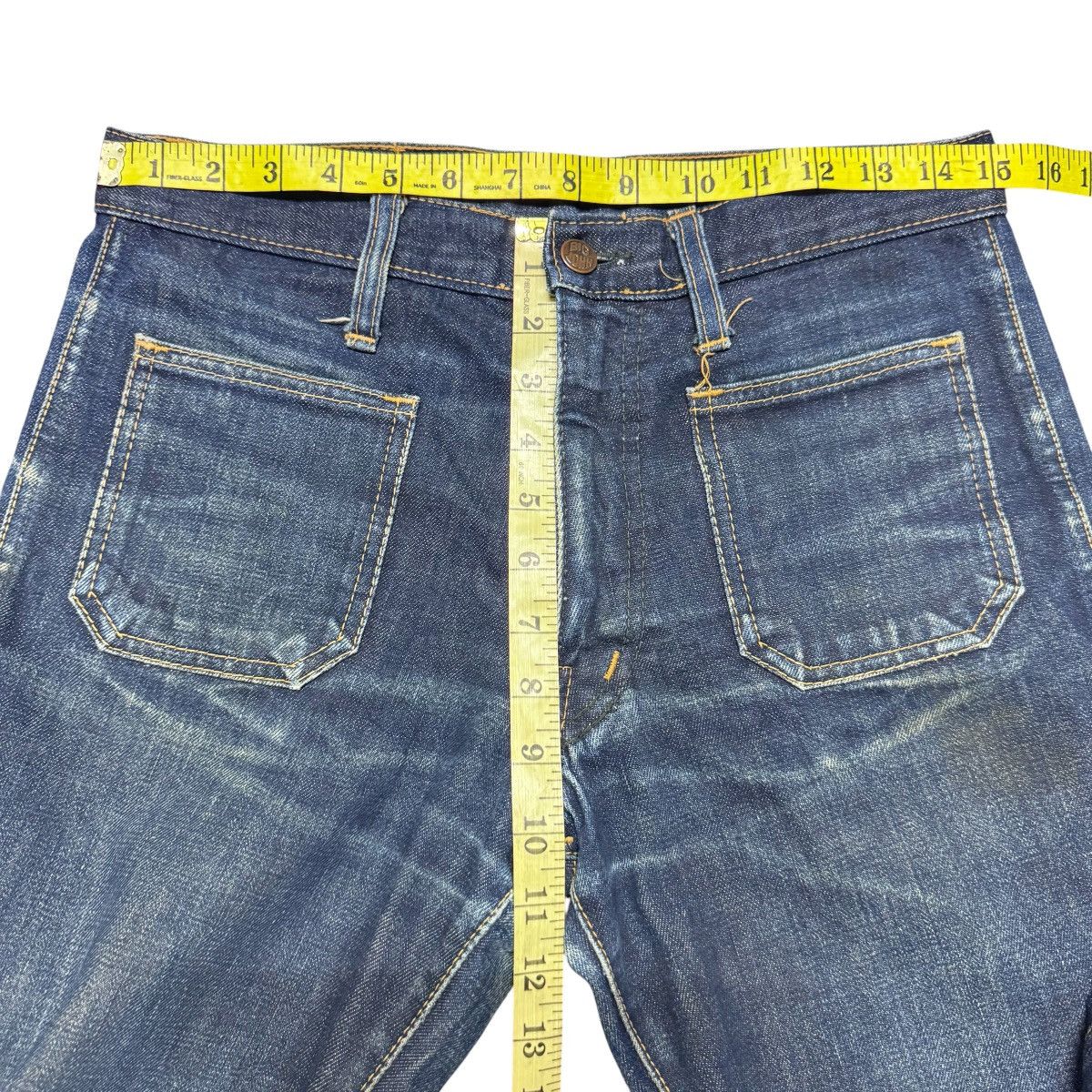 Vintage Vintage Big John Denim Bell Bottom Jeans Size US 29 - 18 Thumbnail