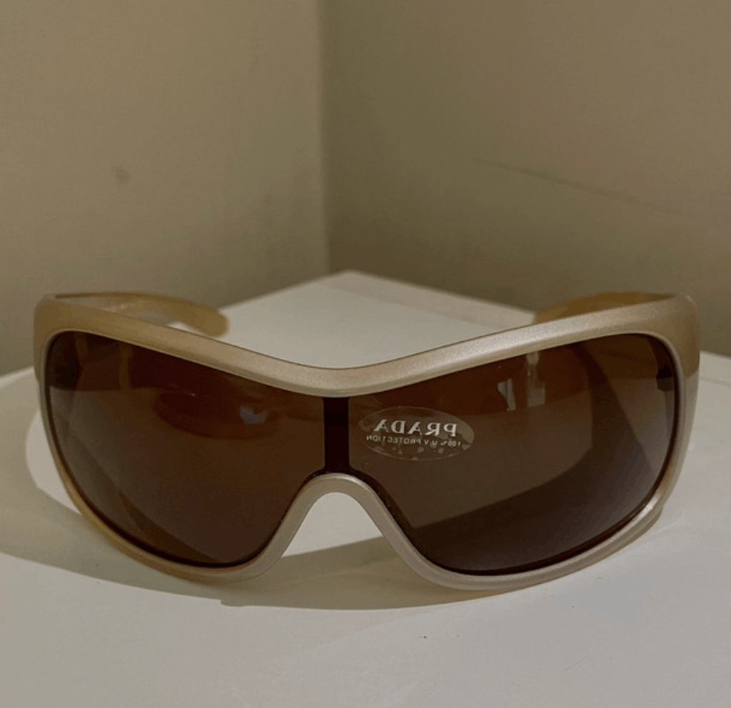 Prada PRADA Sunglasses SPR 14L Sport Red Tab Shield Mask Symbole Size ONE SIZE - 2 Thumbnail