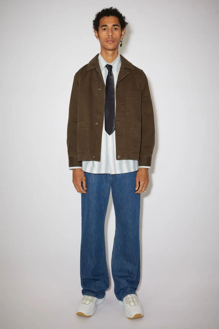 Acne Studios Acne Studios Chore Twill Jacket in brown Size US M / EU 48-50 / 2 - 2 Thumbnail