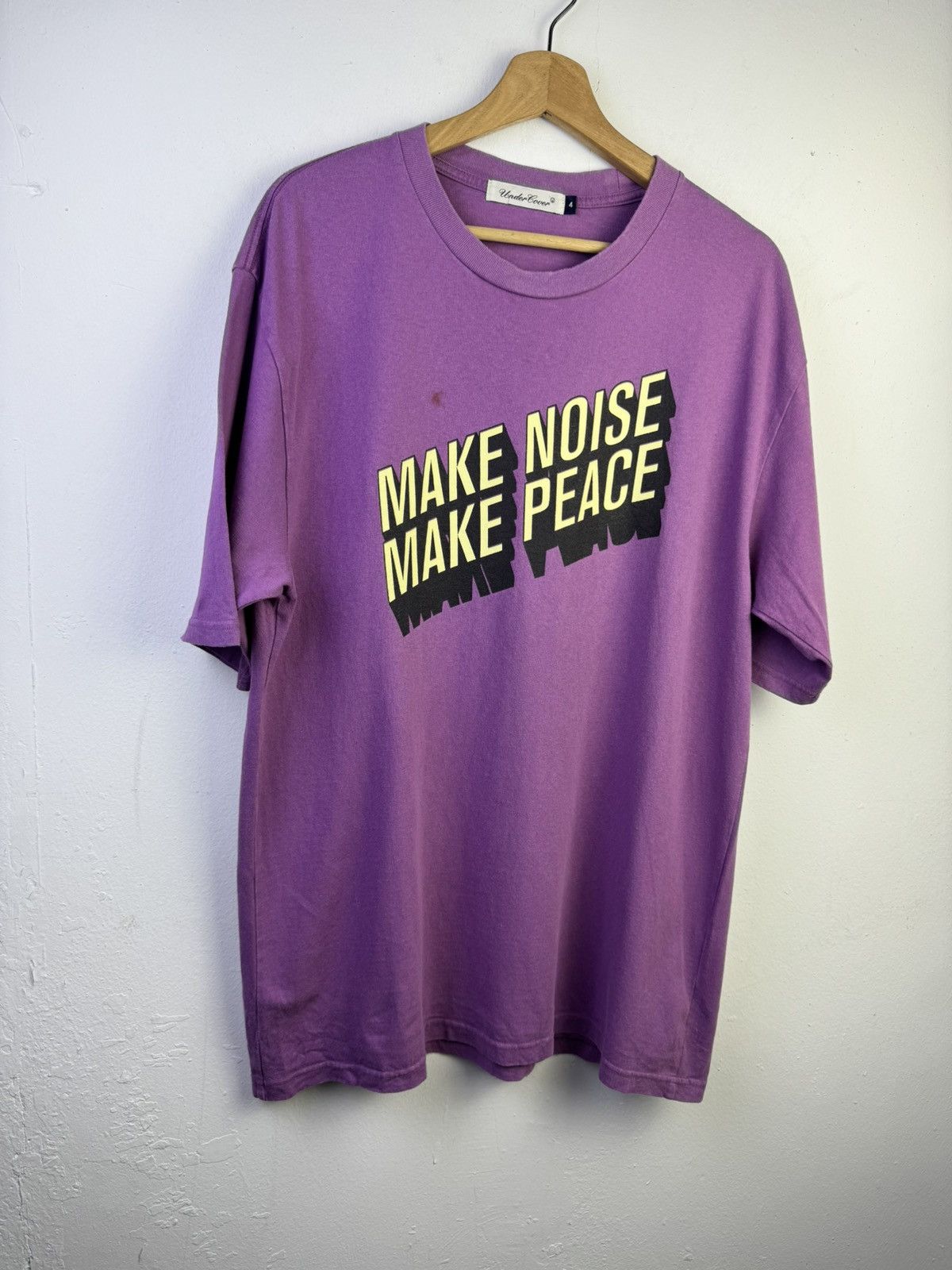Undercover Undercover "Make Noise, Make Peace" T-shirt Size US XL / EU 56 / 4 - 2 Thumbnail