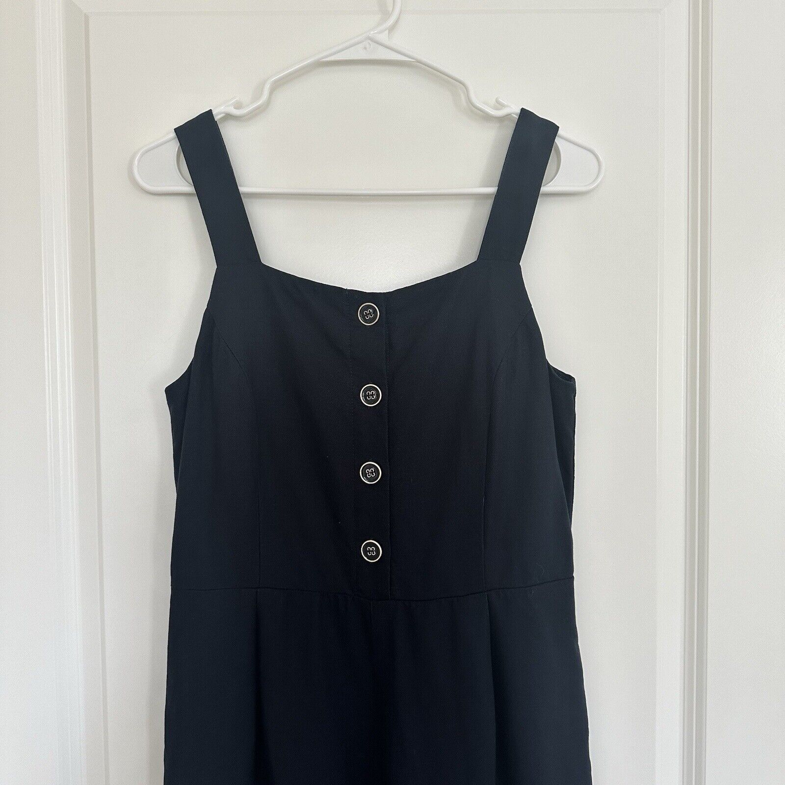 J.McLaughlin J. McLaughlin Wide Leg Navy Jumpsuit Sleeveless Size 4 Size 27" / US 4 / IT 40 - 9 Thumbnail